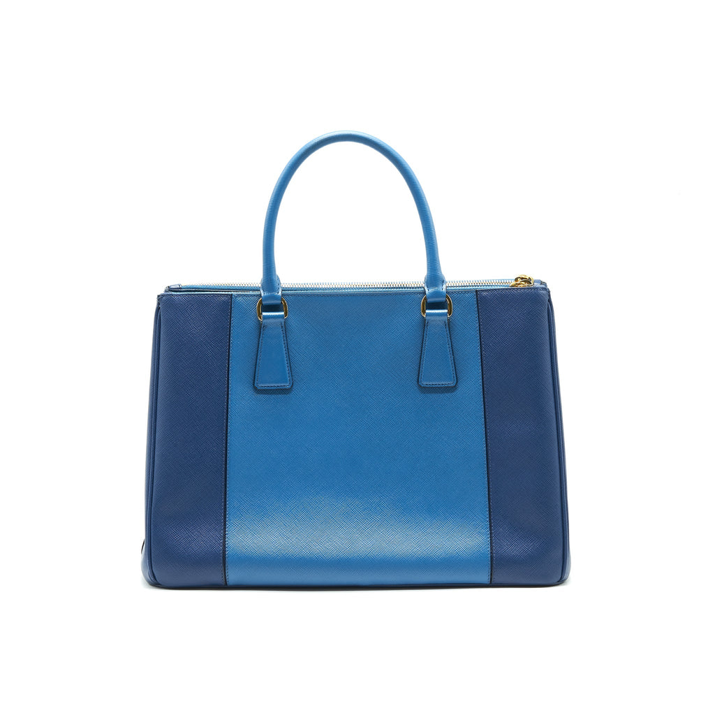 PRADA SAFFIANO TOTE BAG BLUE & NAVY