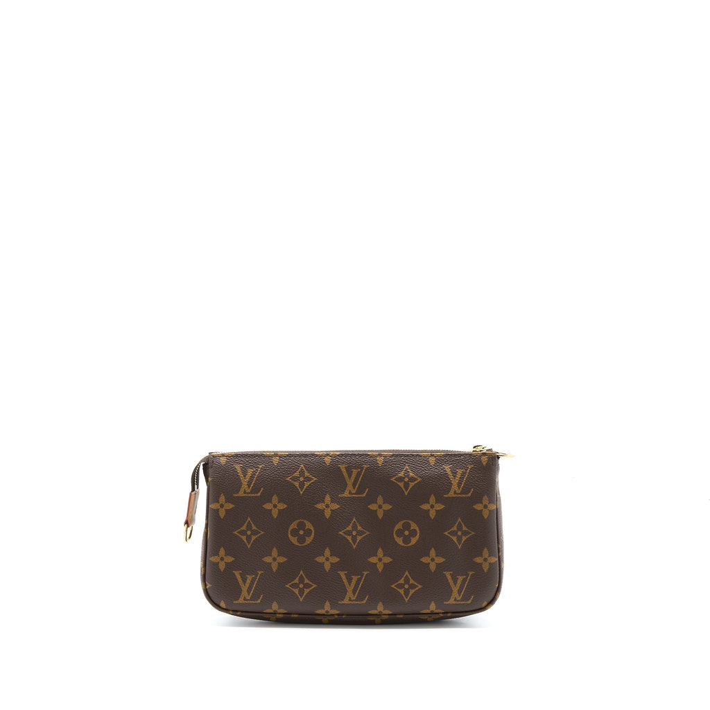 LOUIS VUITTON POCHETTE ACCESSORIES MONOGRAM CANVAS GHW (NEW VERSION)