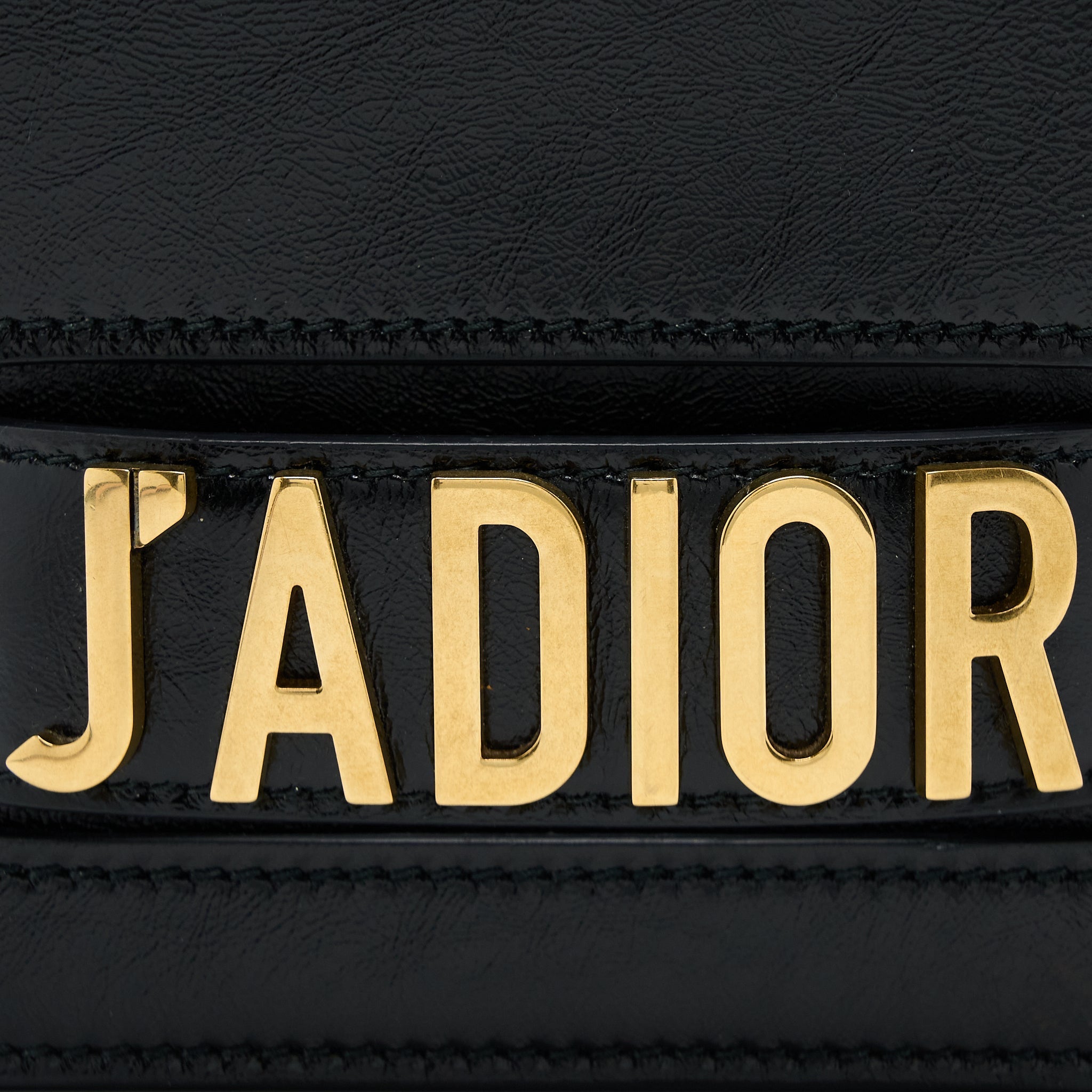 DIOR J'ADIOR MEDIUM FLAP BAG WITH CHAIN BLACK GHW