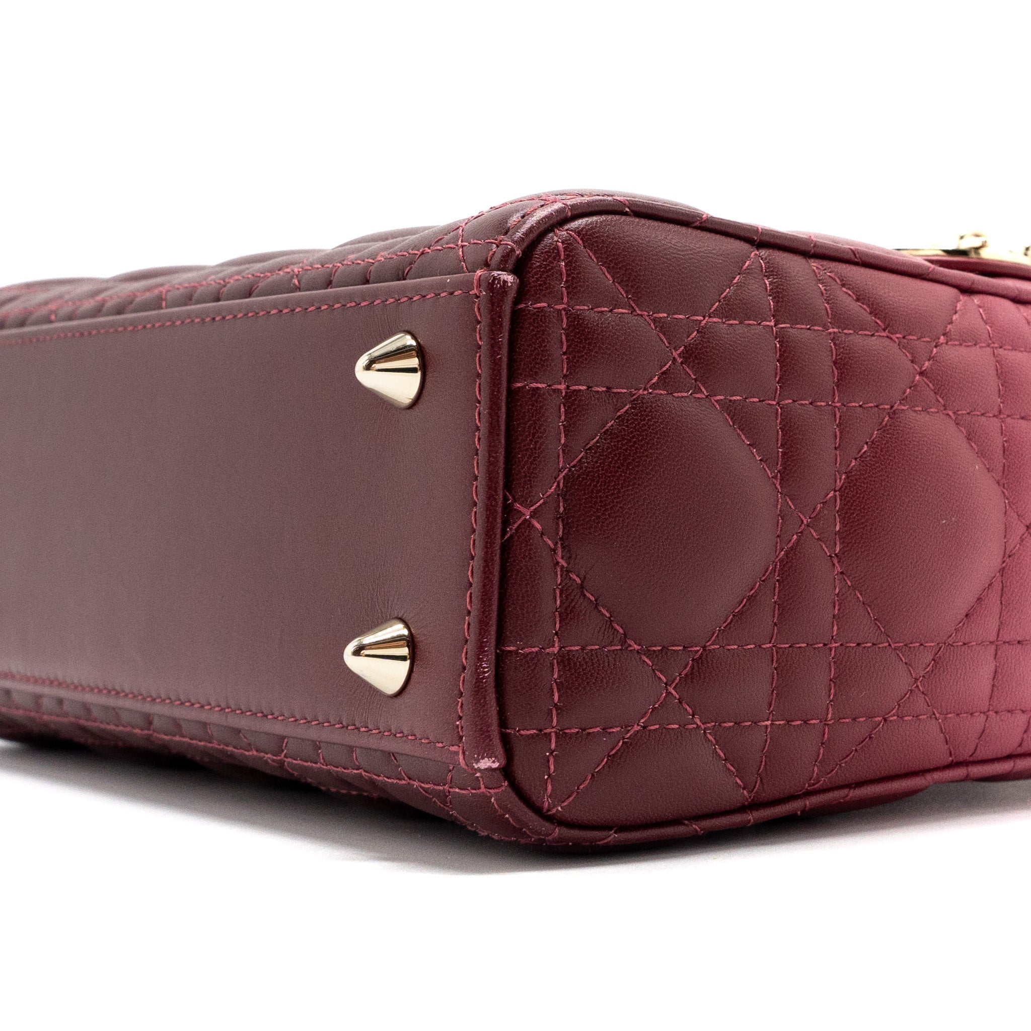 DIOR MY ABC DIOR SMALL LADY DIOR CANNAGE LAMBSKIN PINK GRADIENT LGHW