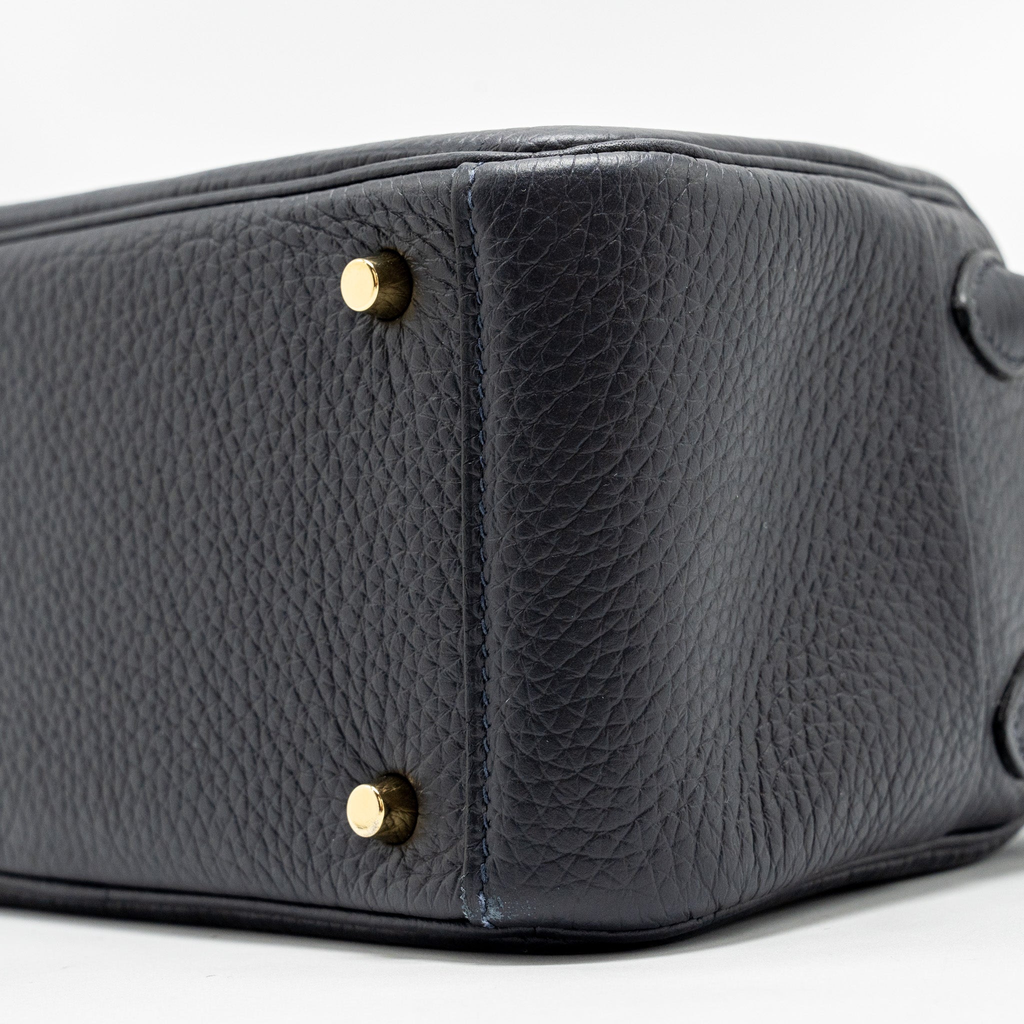HERMES MINI LINDY CLEMENCE CABAN GHW