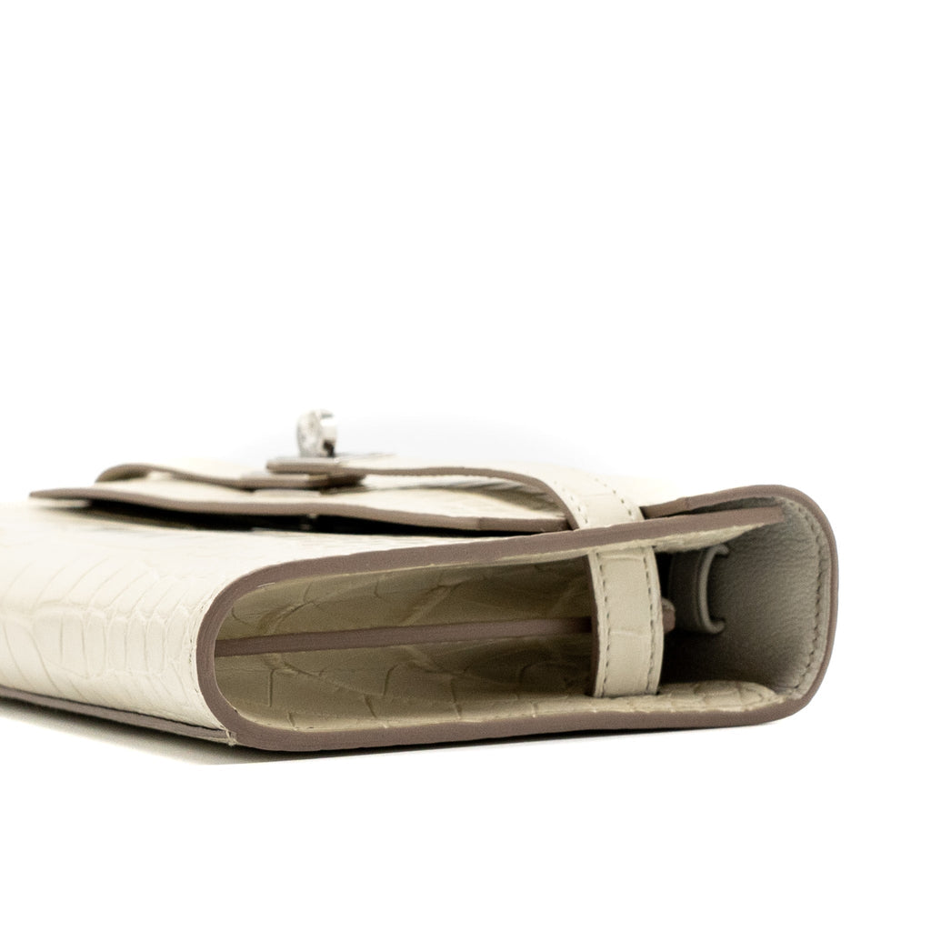 HERMES CLASSIC KELLY TO GO ALLIGATOR MISSISSIPPIENSIS 8L BETON SHW