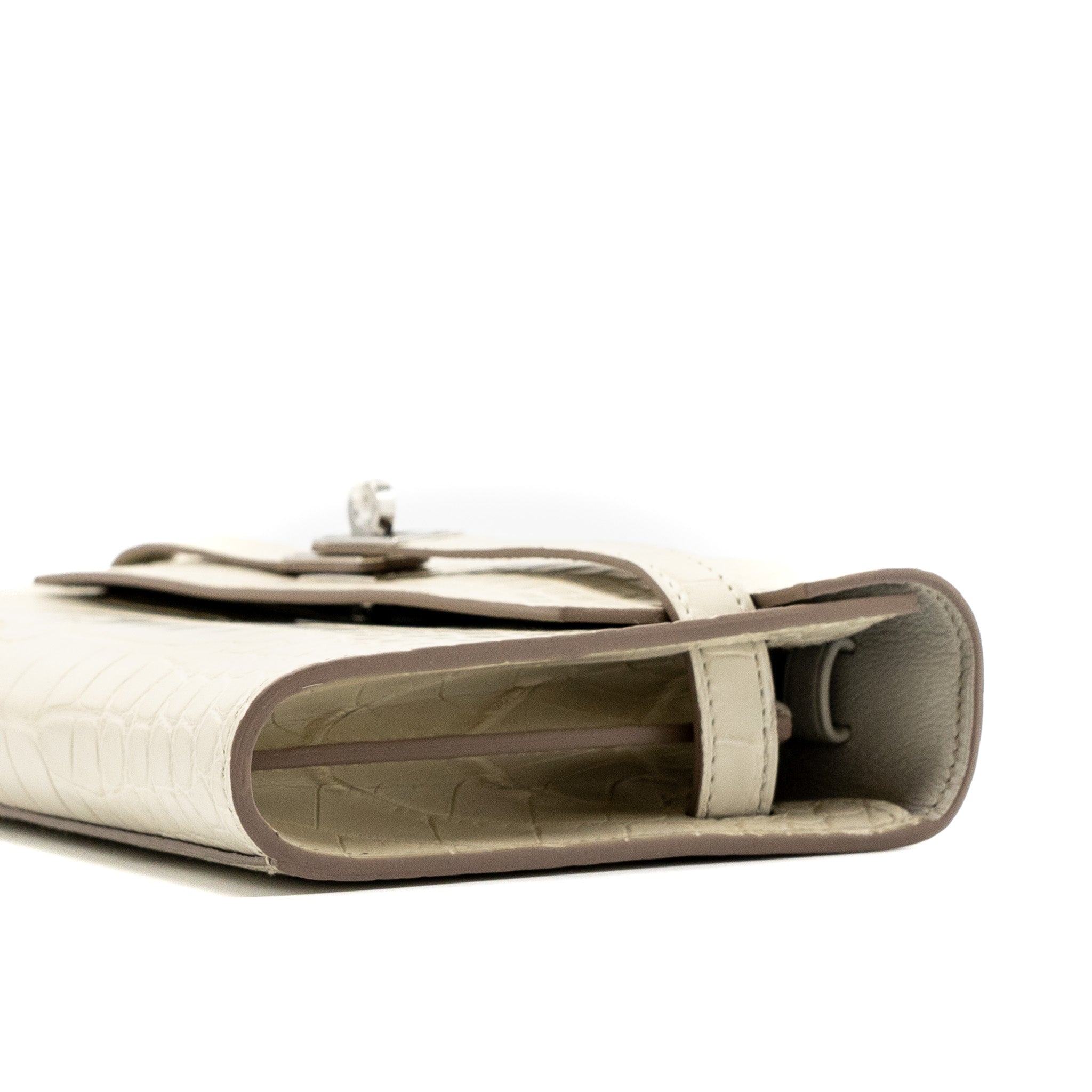 HERMES CLASSIC KELLY TO GO ALLIGATOR MISSISSIPPIENSIS 8L BETON SHW