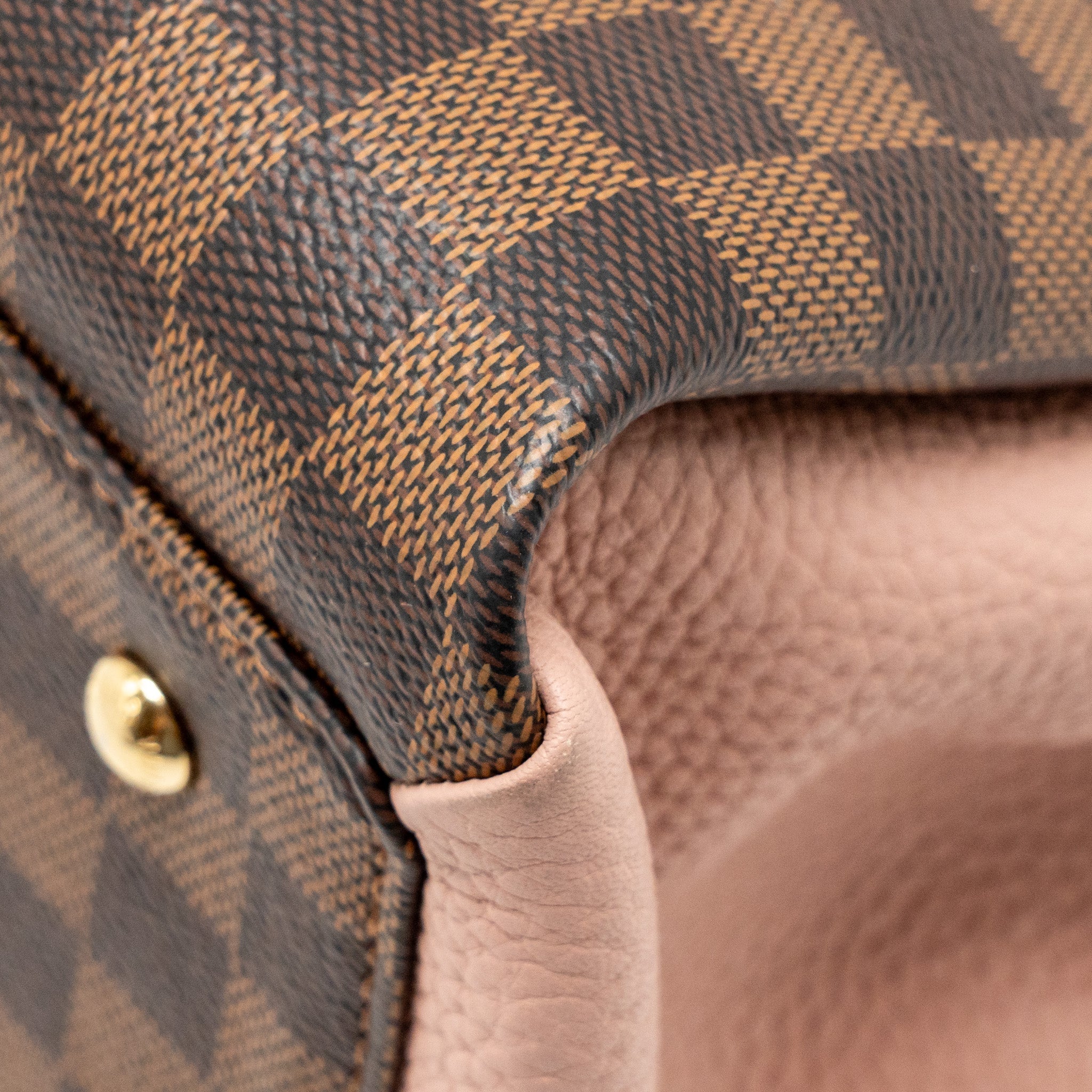 LOUIS VUITTON NORMANDY TOTE BAG DAMIER EBENE CANVAS MAGNOLIA GHW