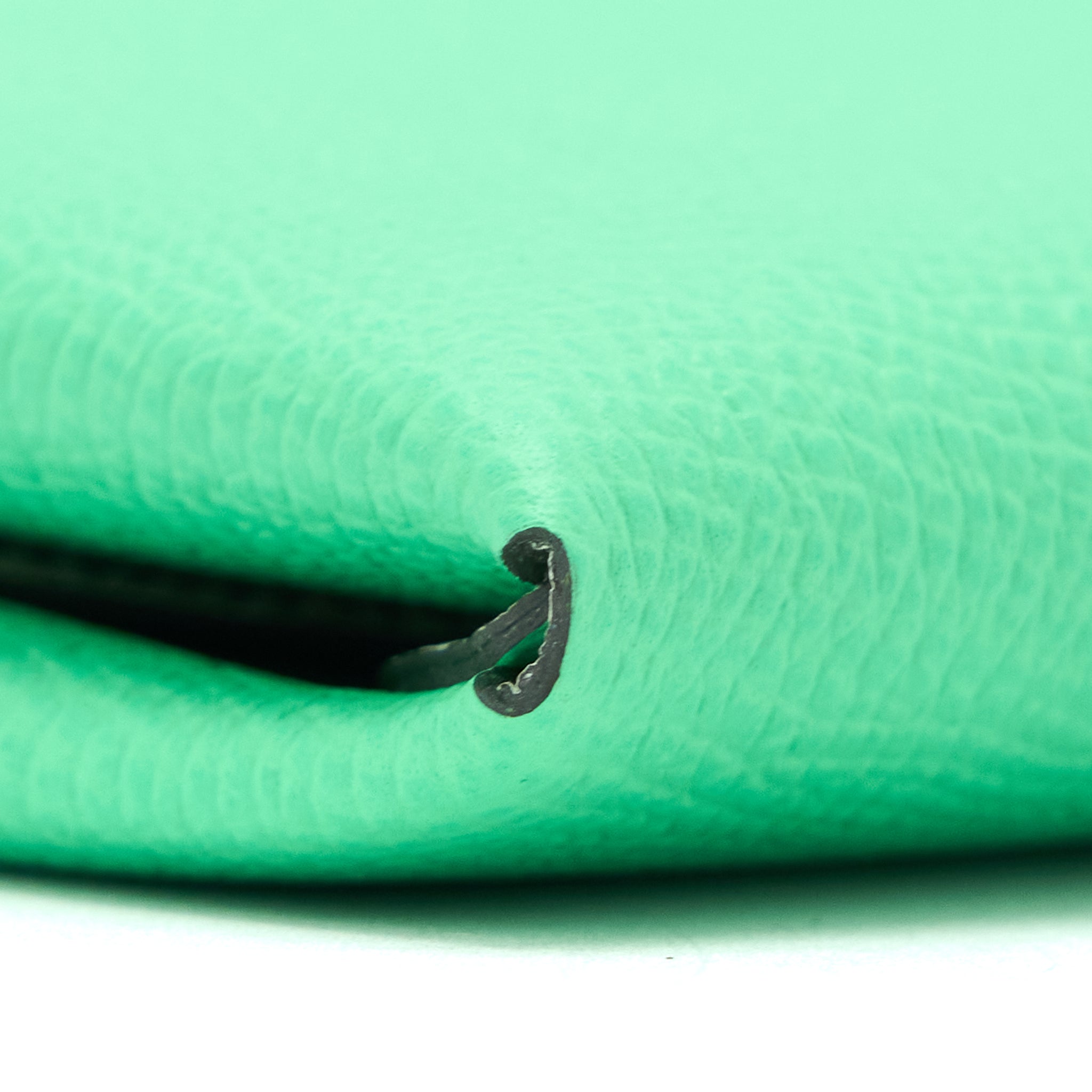 HERMES CALVI DUO EPSOM VERT COMICS/ VERT FIZZ