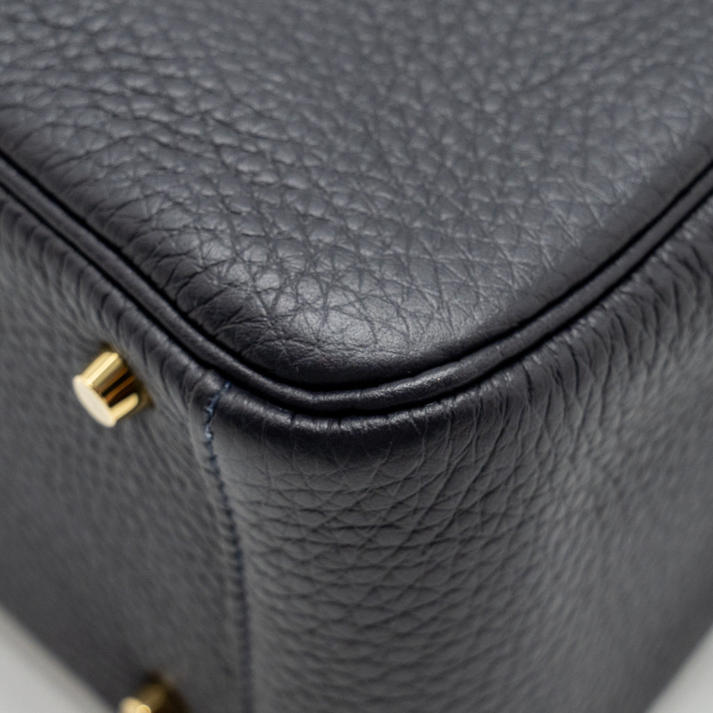 HERMES MINI LINDY CLEMENCE CABAN GHW