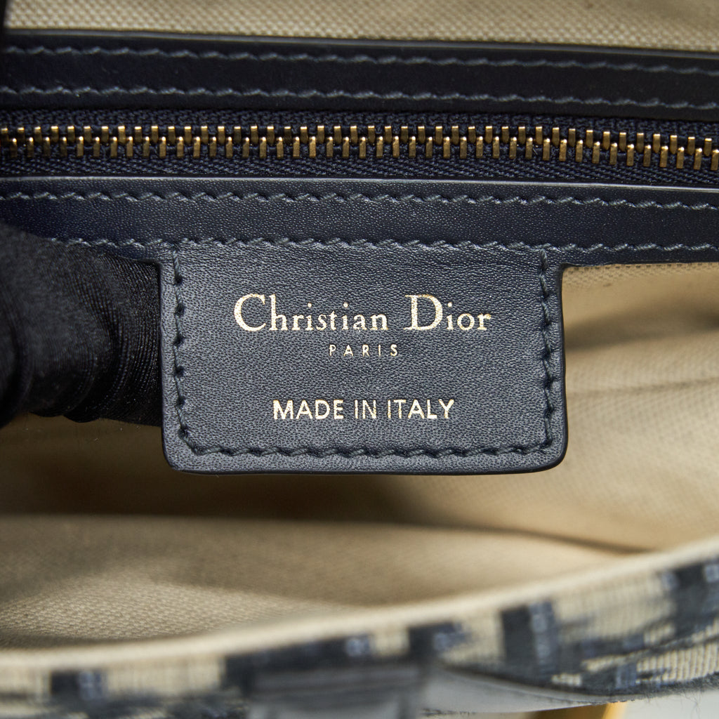 CHRISTIAN DIOR OBLIQUE MEDIUM SADDLE BAG