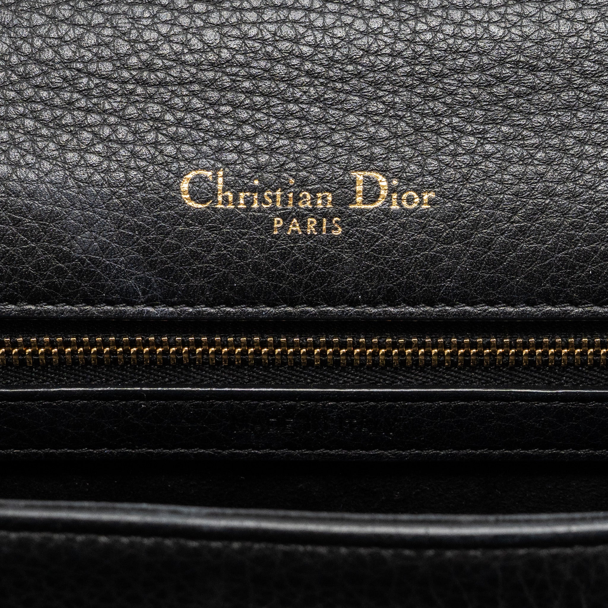 DIOR DIORAMA BAG CALFSKIN BLACK LGHW