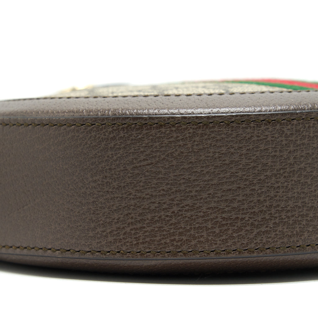 GUCCI MINI OPHIDIA GG ROUND CROSSBODY BAG