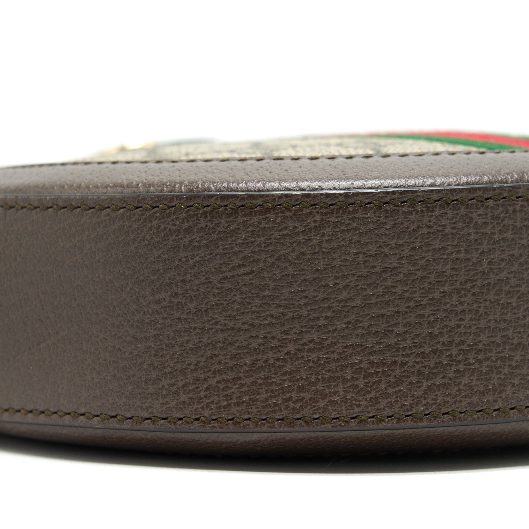GUCCI MINI OPHIDIA GG ROUND CROSSBODY BAG