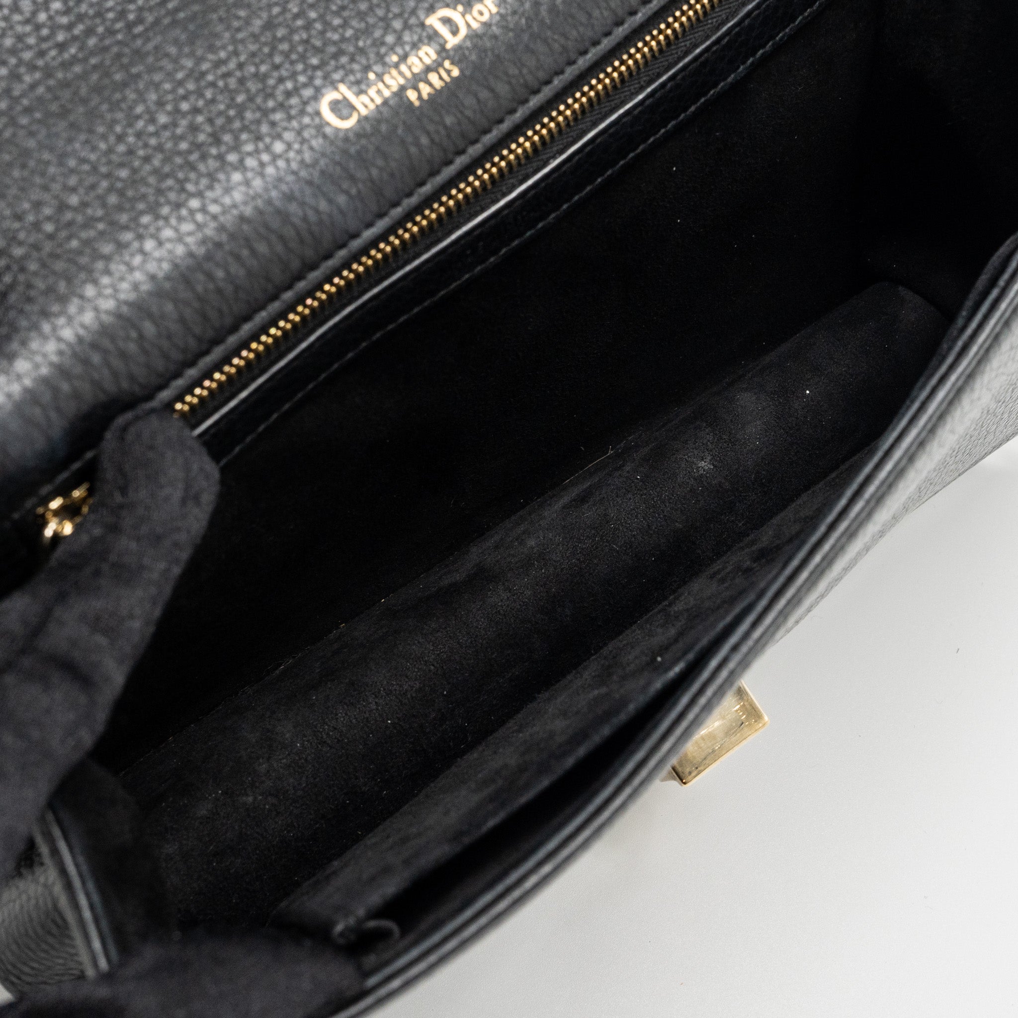 DIOR DIORAMA BAG CALFSKIN BLACK LGHW