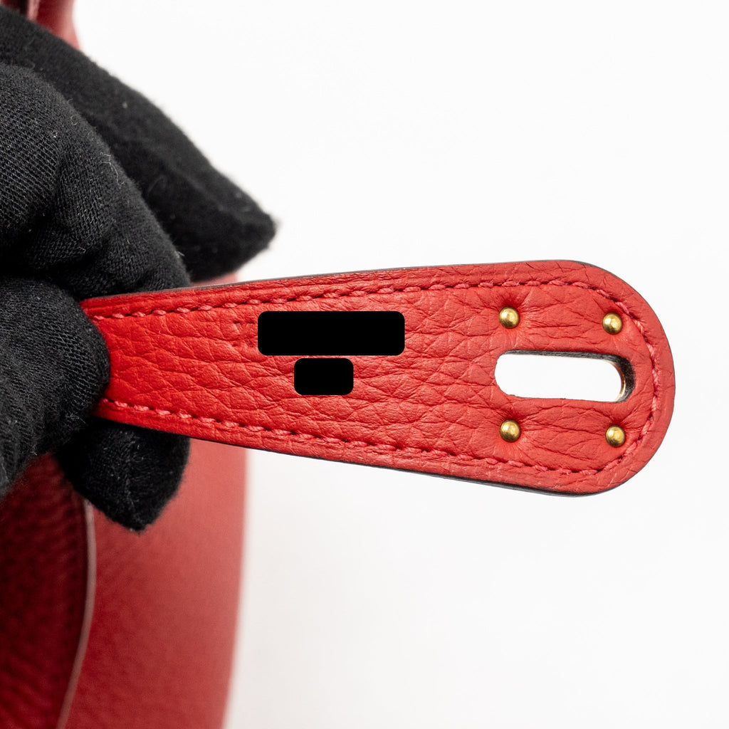 HERMES LINDY 26 CLEMENCE ROUGE CASAQUE GHW