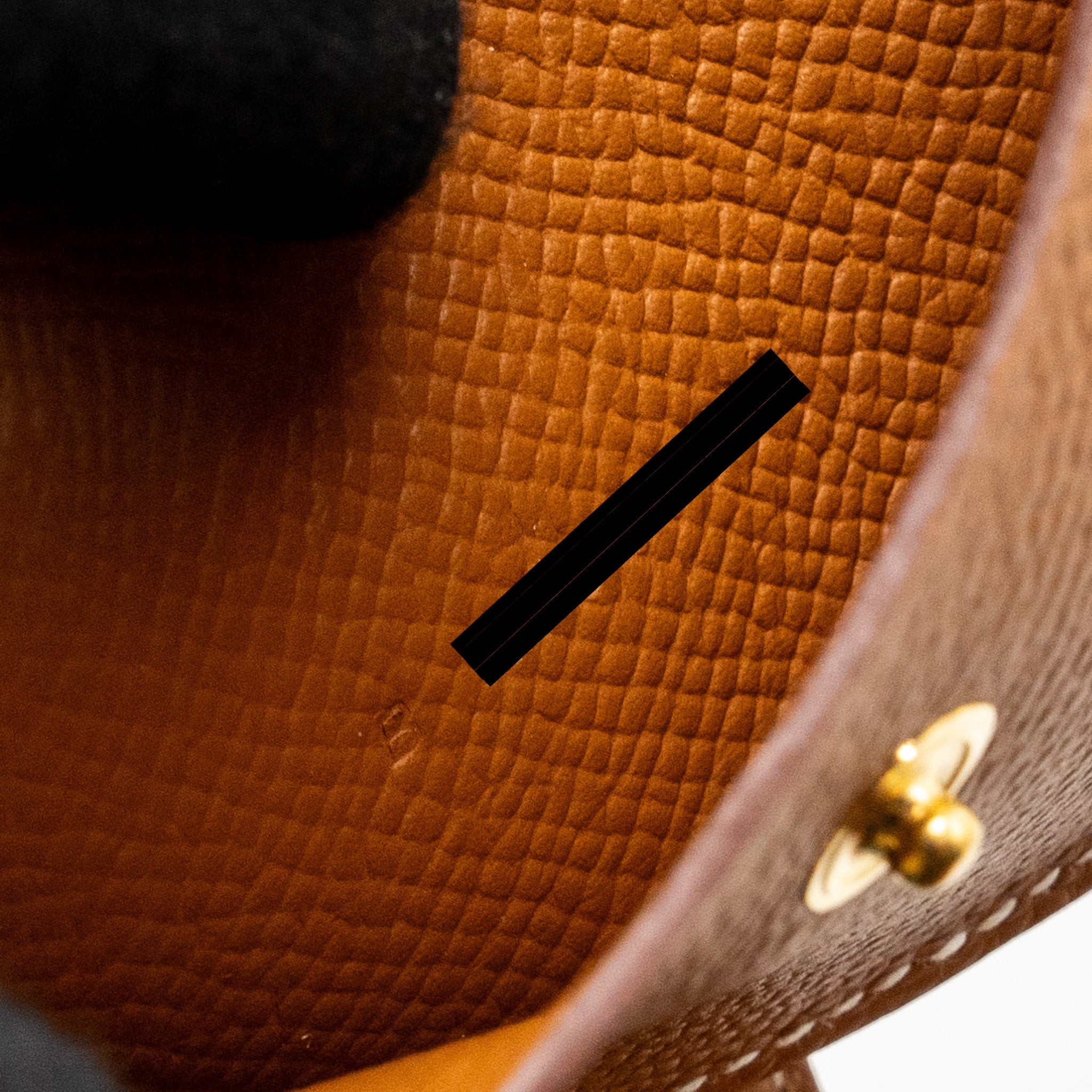 HERMES BEARN MINI WALLET EPSOM GOLD GHW