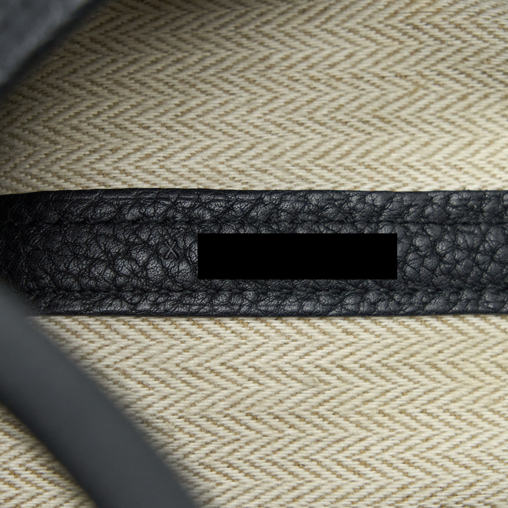 HERMES GARDEN PARTY 36 BLACK SHW