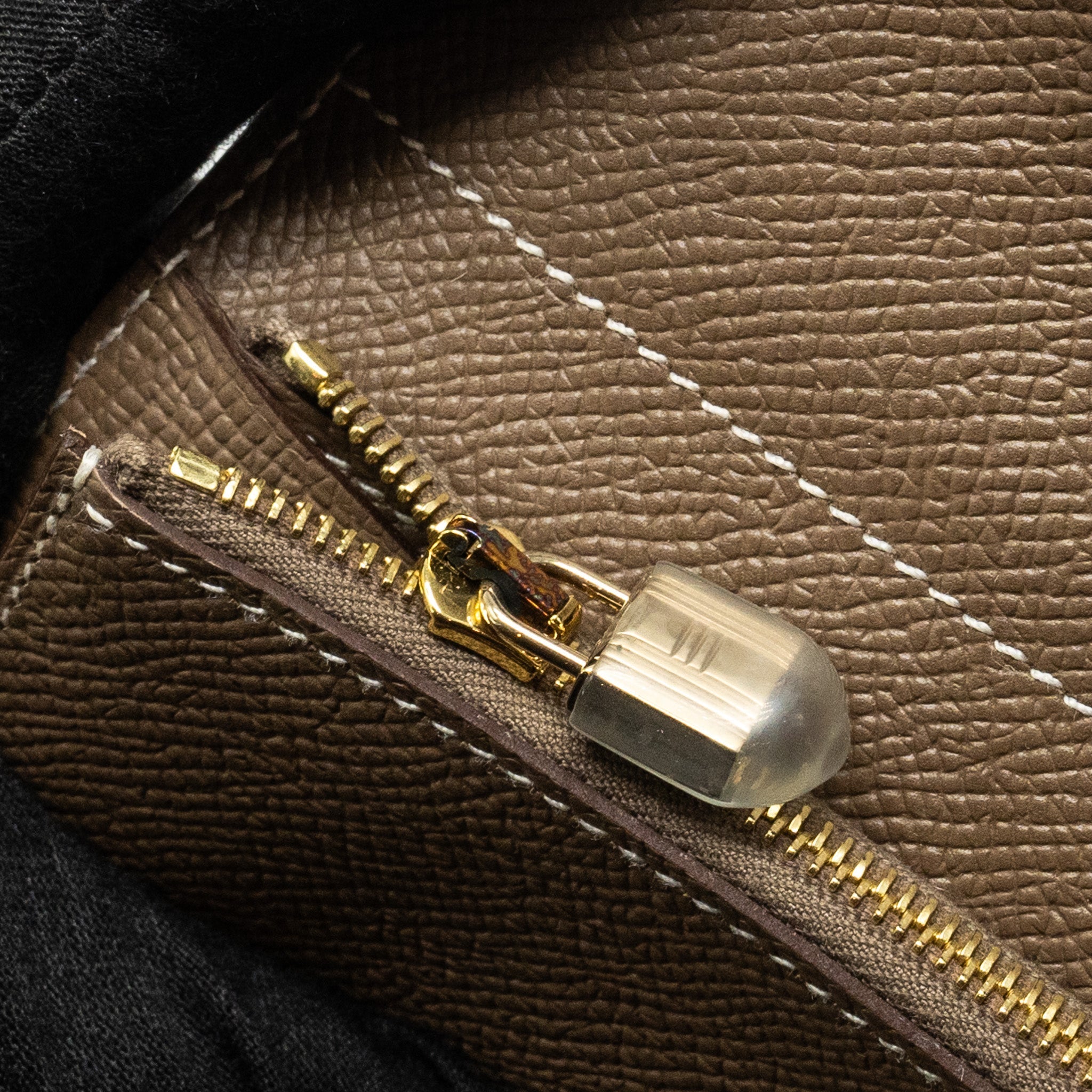 HERMES KELLY COMPACT WALLET EPSOM ETOUPE GHW