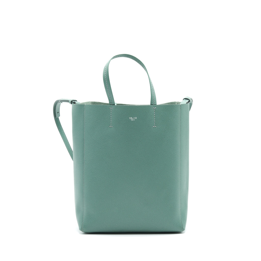 CELINE SMALL VERTICAL BUCKET BAG DEEP MINT SHW