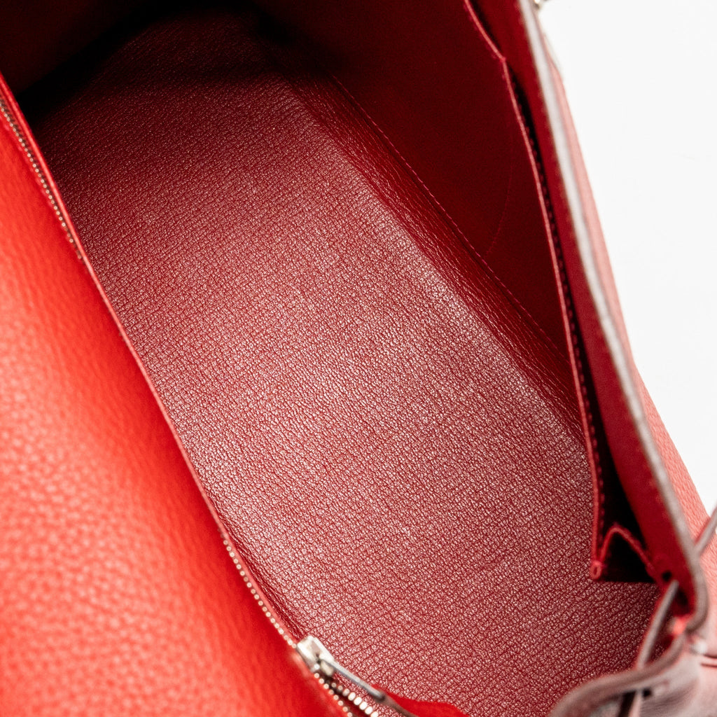 HERMES KELLY 32 CLEMENCE RED SHW