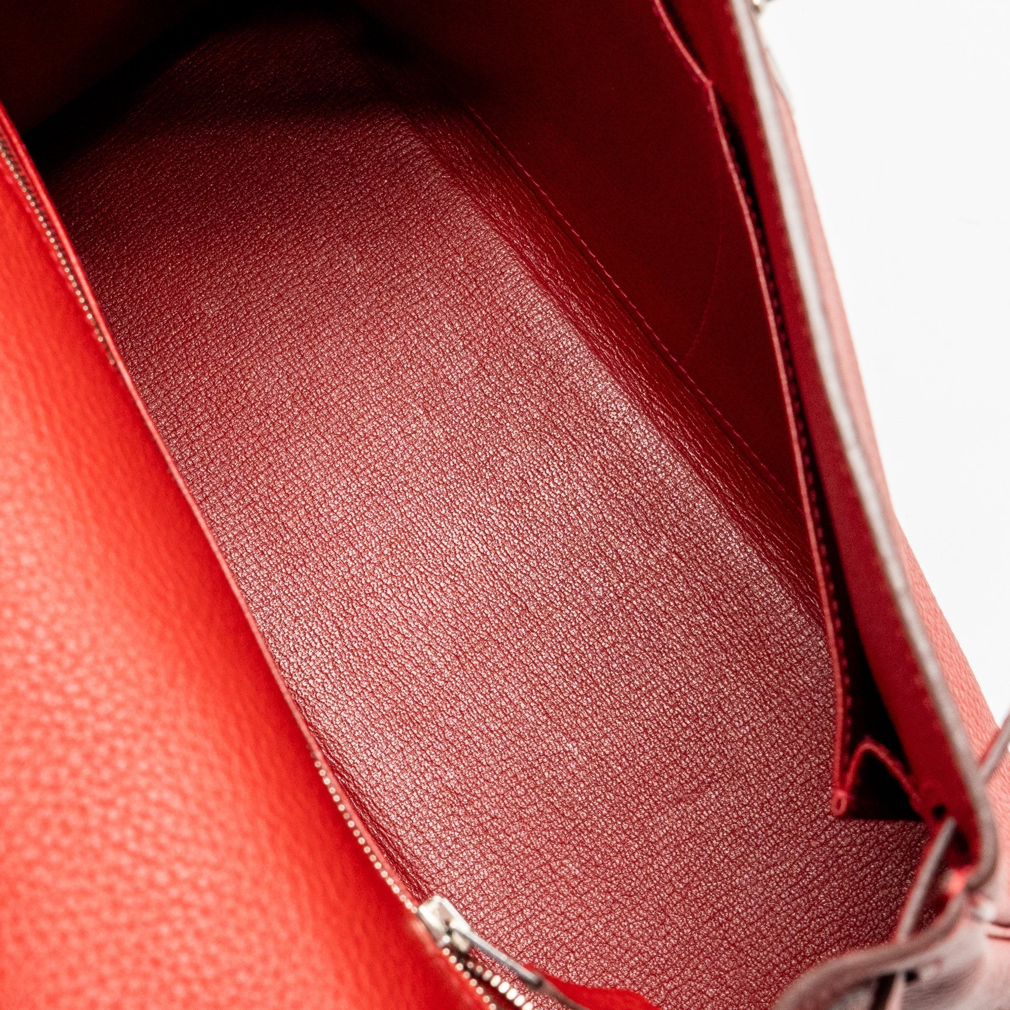 HERMES KELLY 32 CLEMENCE RED SHW