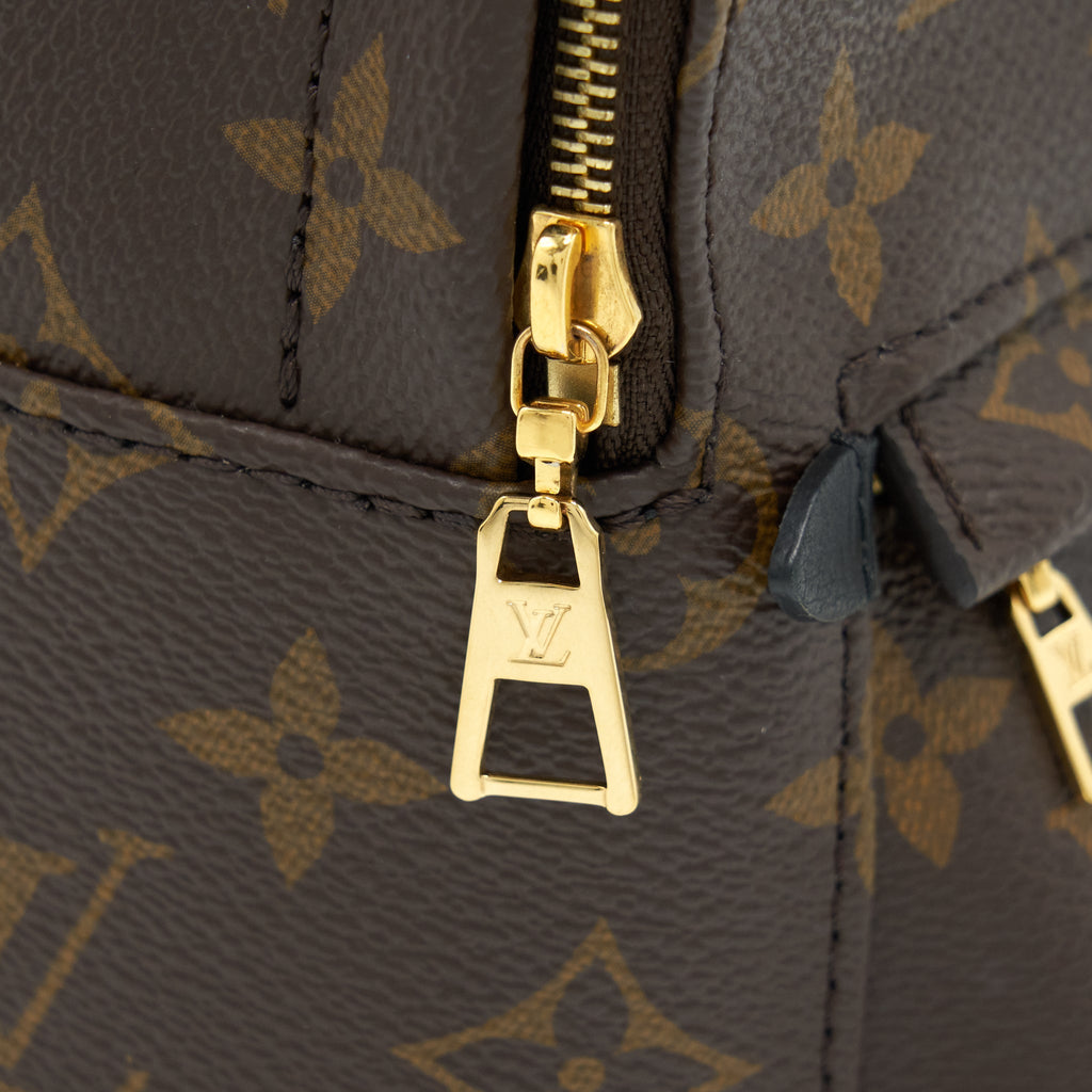 LOUIS VUITTON PALM SPRING MINI BACKPACK MONOGRAM CANVAS NEW ZIPPER
