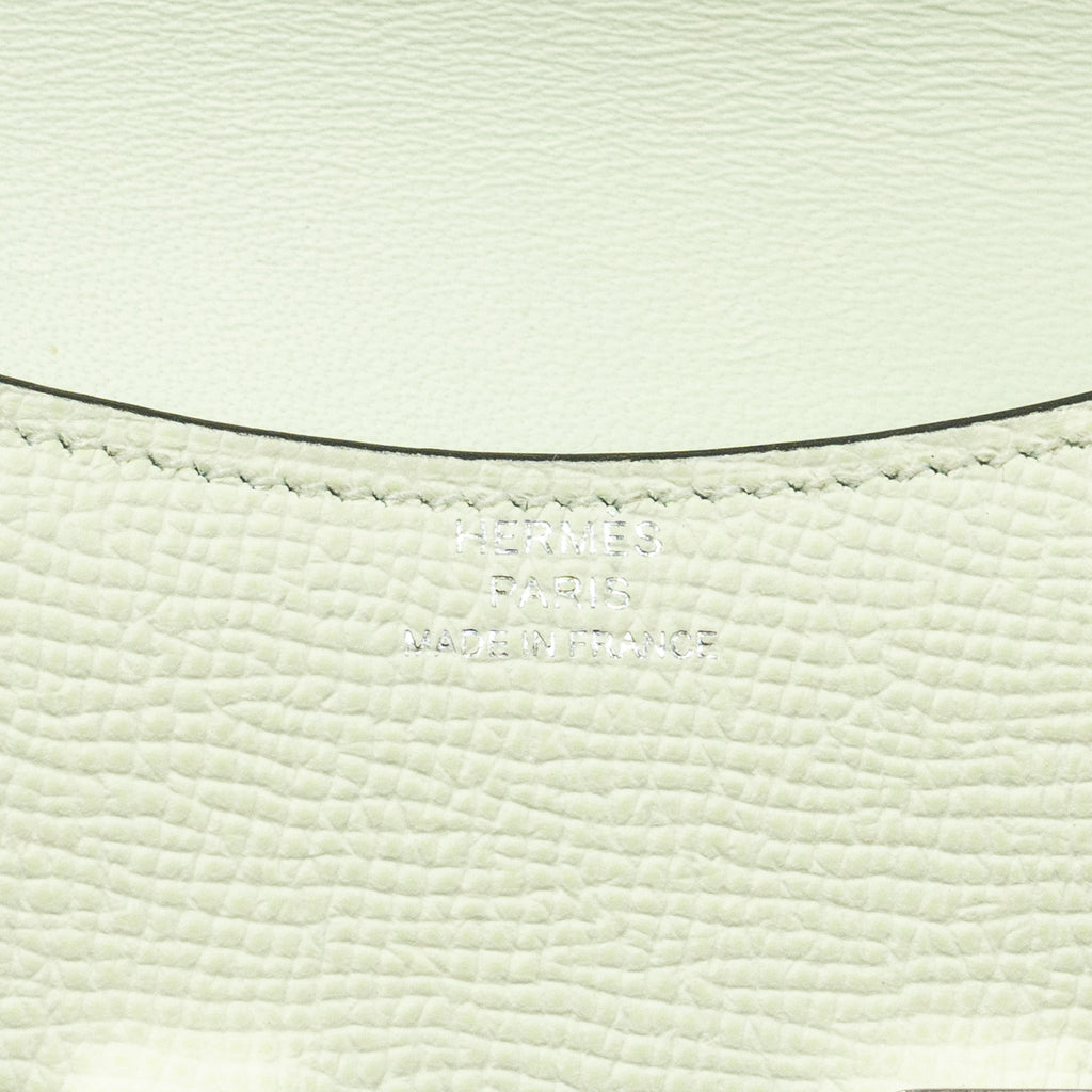HERMES CONSTANCE SLIM EPSOM VERT FIZZ SHW