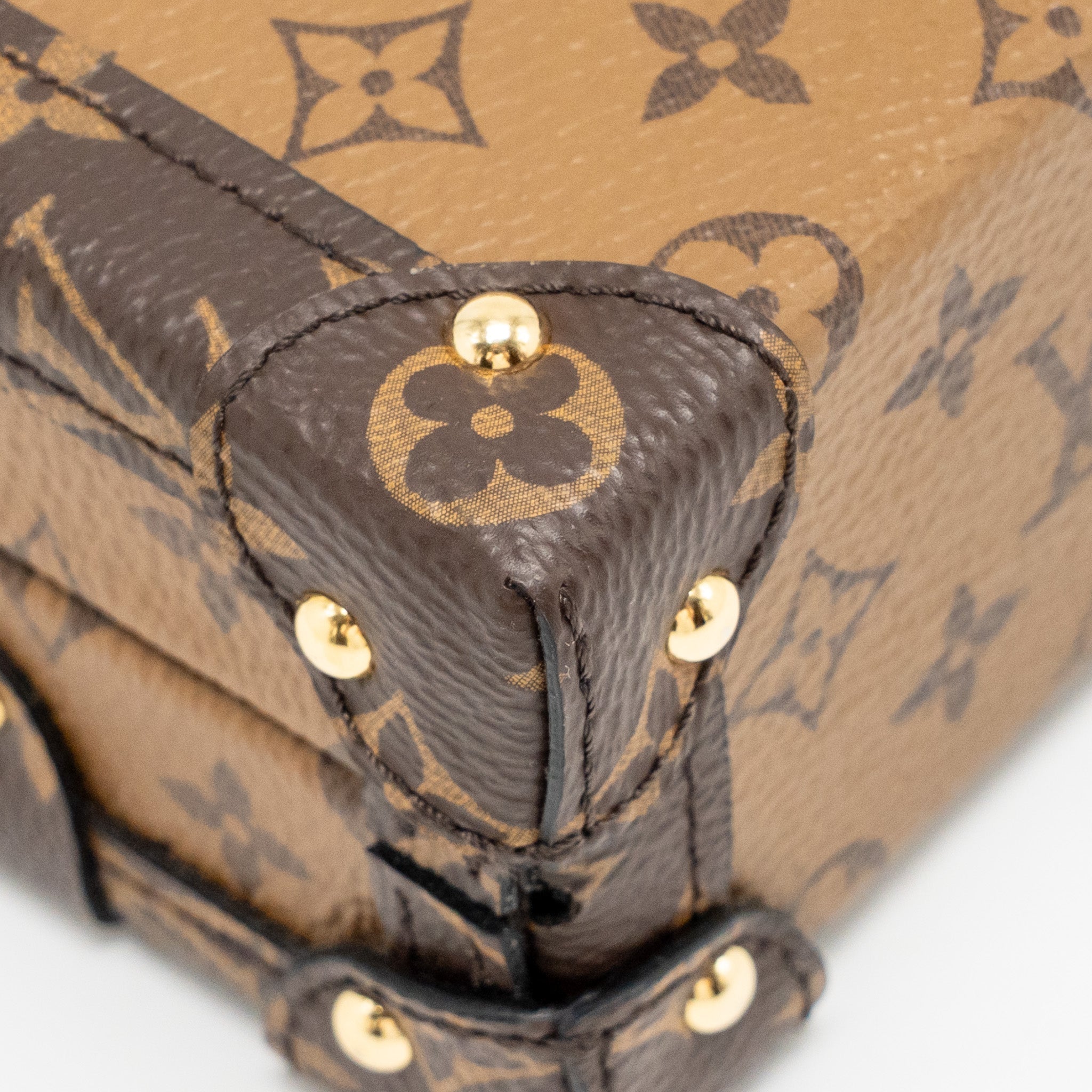 LOUIS VUITTON PETIT MALLE MONOGRAM REVERSE CANVAS GHW