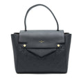 LOUIS VUITTON BLACK MONOGRAM EMPREINTE TROCADERO HANDBAG GHW