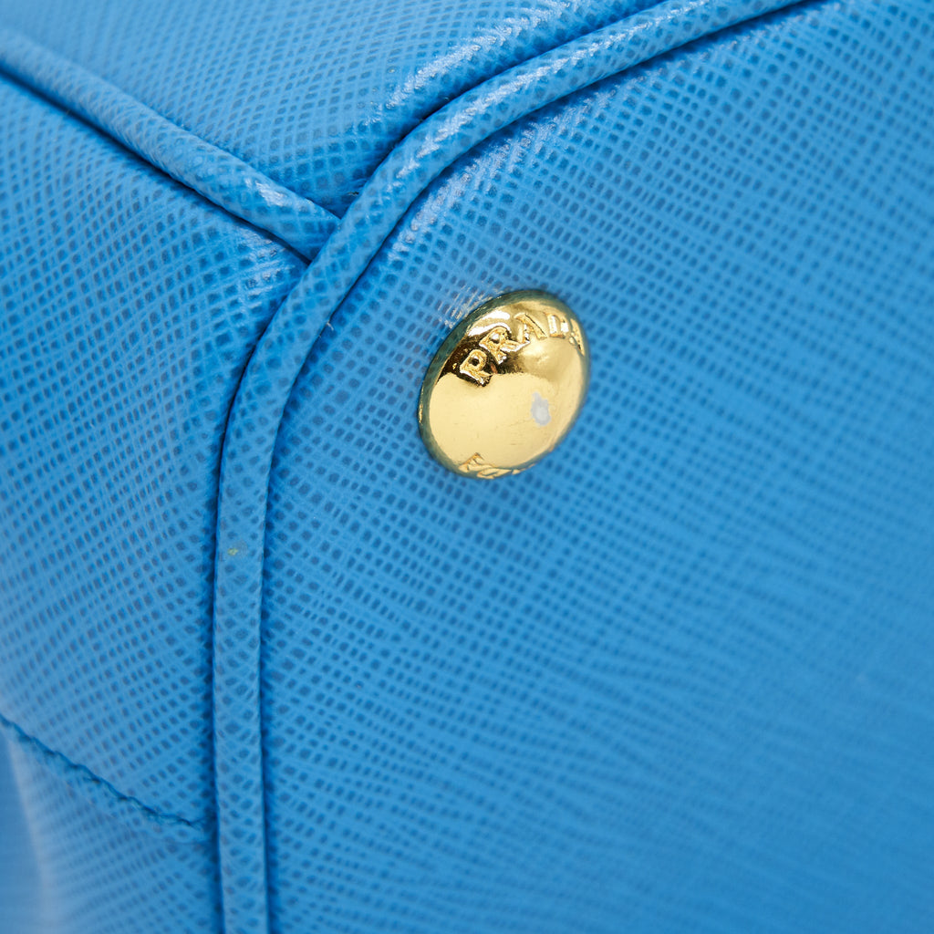 PRADA GALLERIA TOTE BAG LAKE BLUE