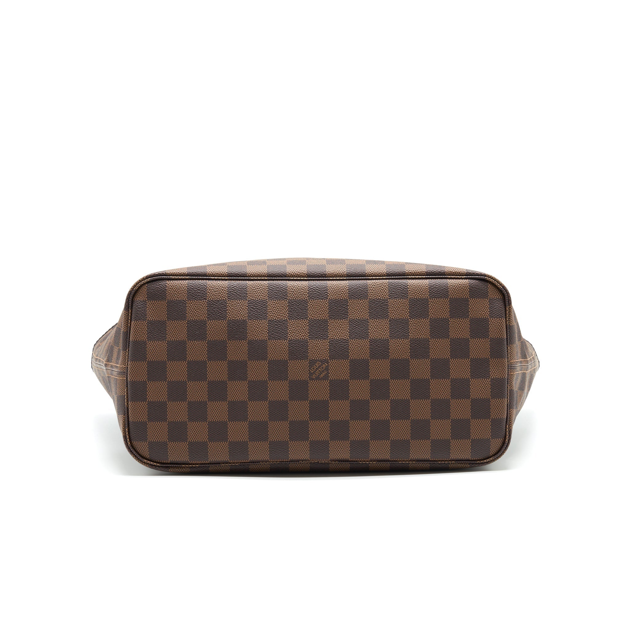 LOUIS VUITTON NEVERFULL MM DAMIER EBENE CANVAS / ROSE BALLERINE
