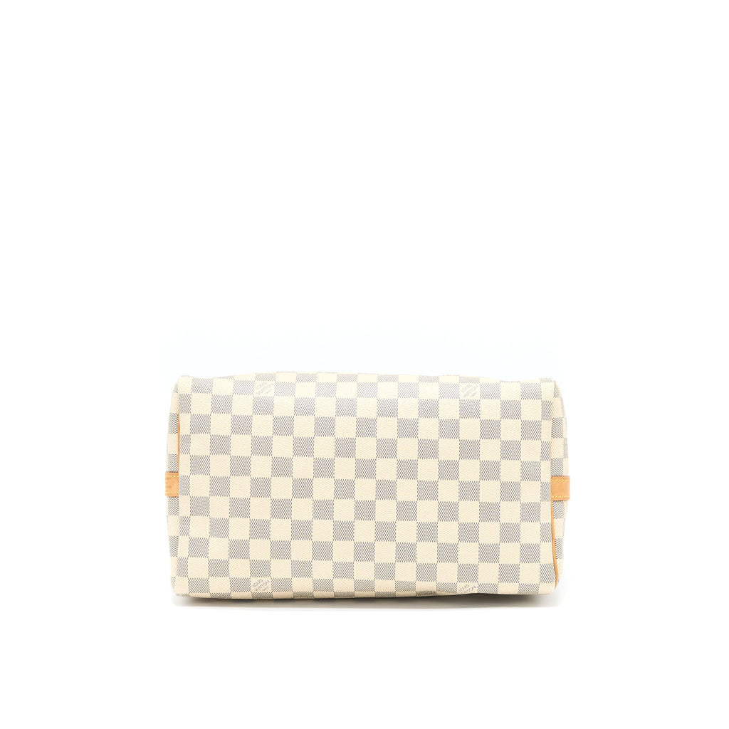 LOUIS VUITTON SPEEDY BANDOULIERE 30 DAMIER AZUR GHW