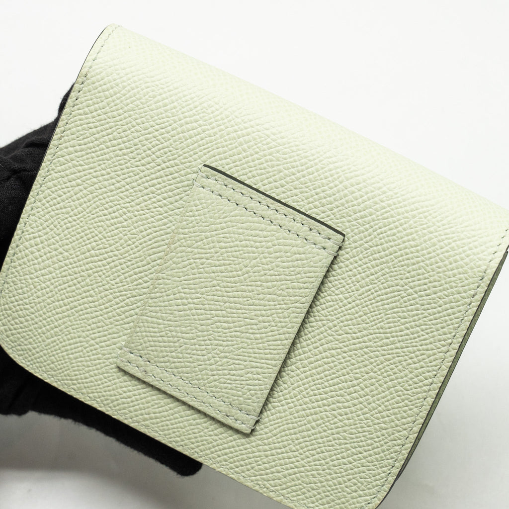 HERMES CONSTANCE SLIM EPSOM VERT FIZZ SHW