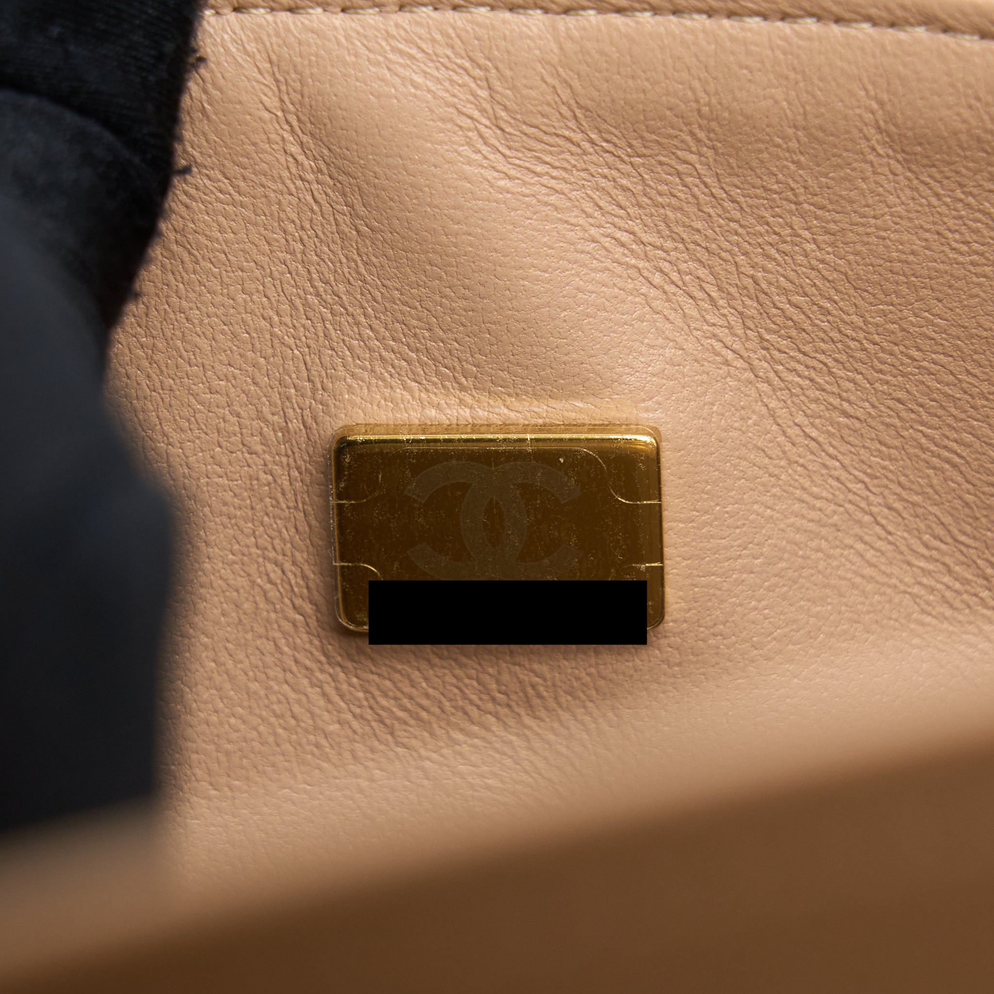 CHANEL 22B SMALL CLASSIC FLAP BAG LAMBSKIN BEIGE LGHW
