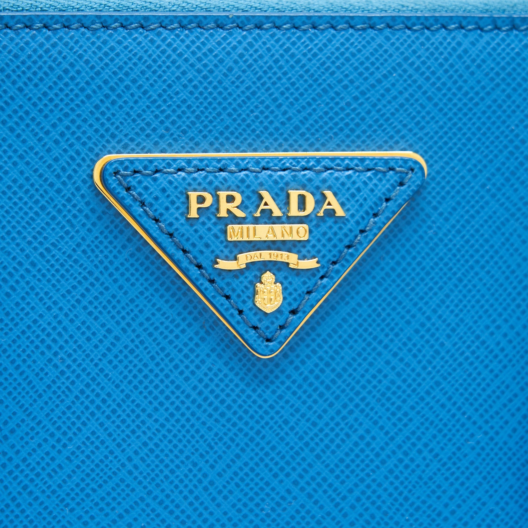 PRADA GALLERIA TOTE BAG LAKE BLUE
