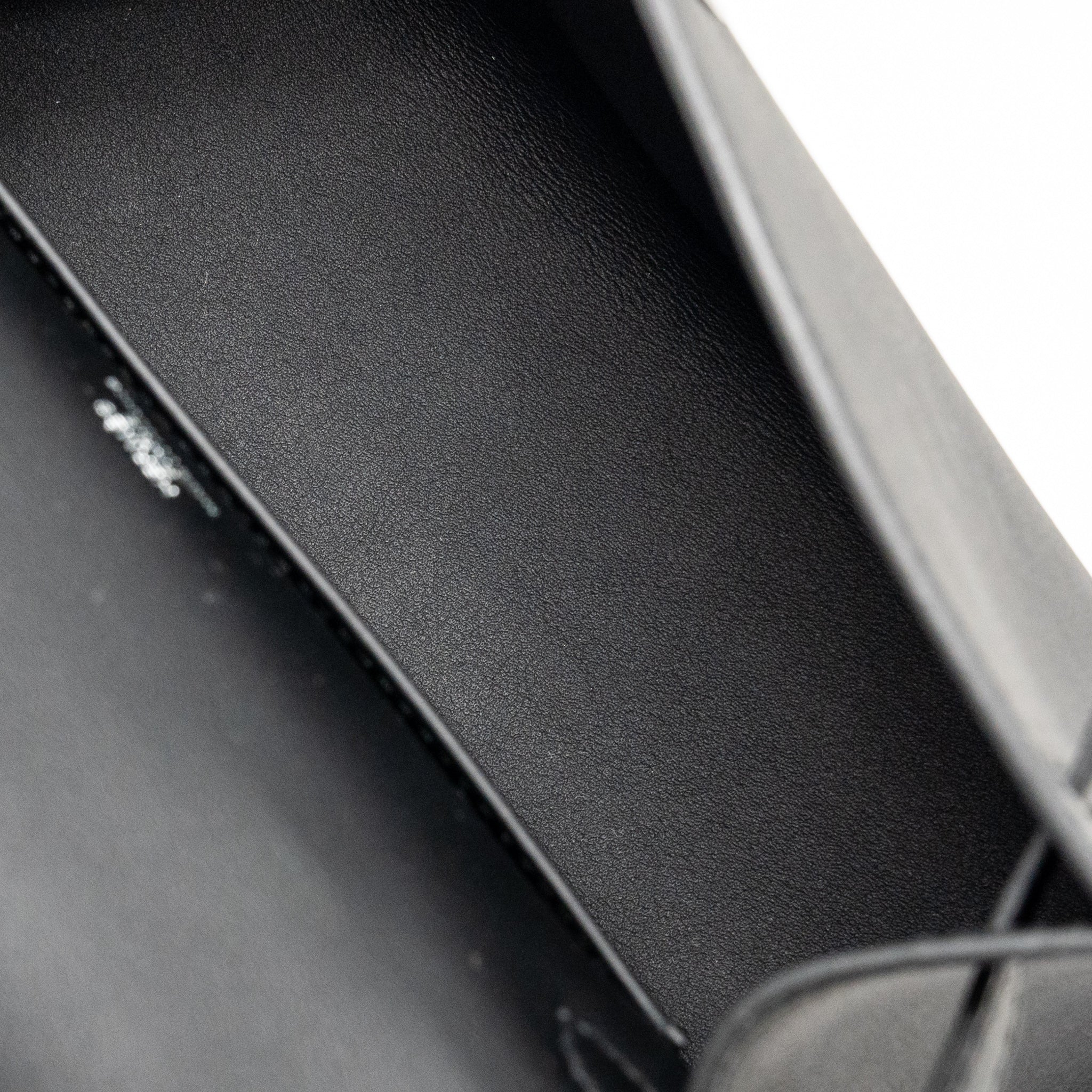 HERMES KELLY POCHETTE SWIFT BLACK SHW