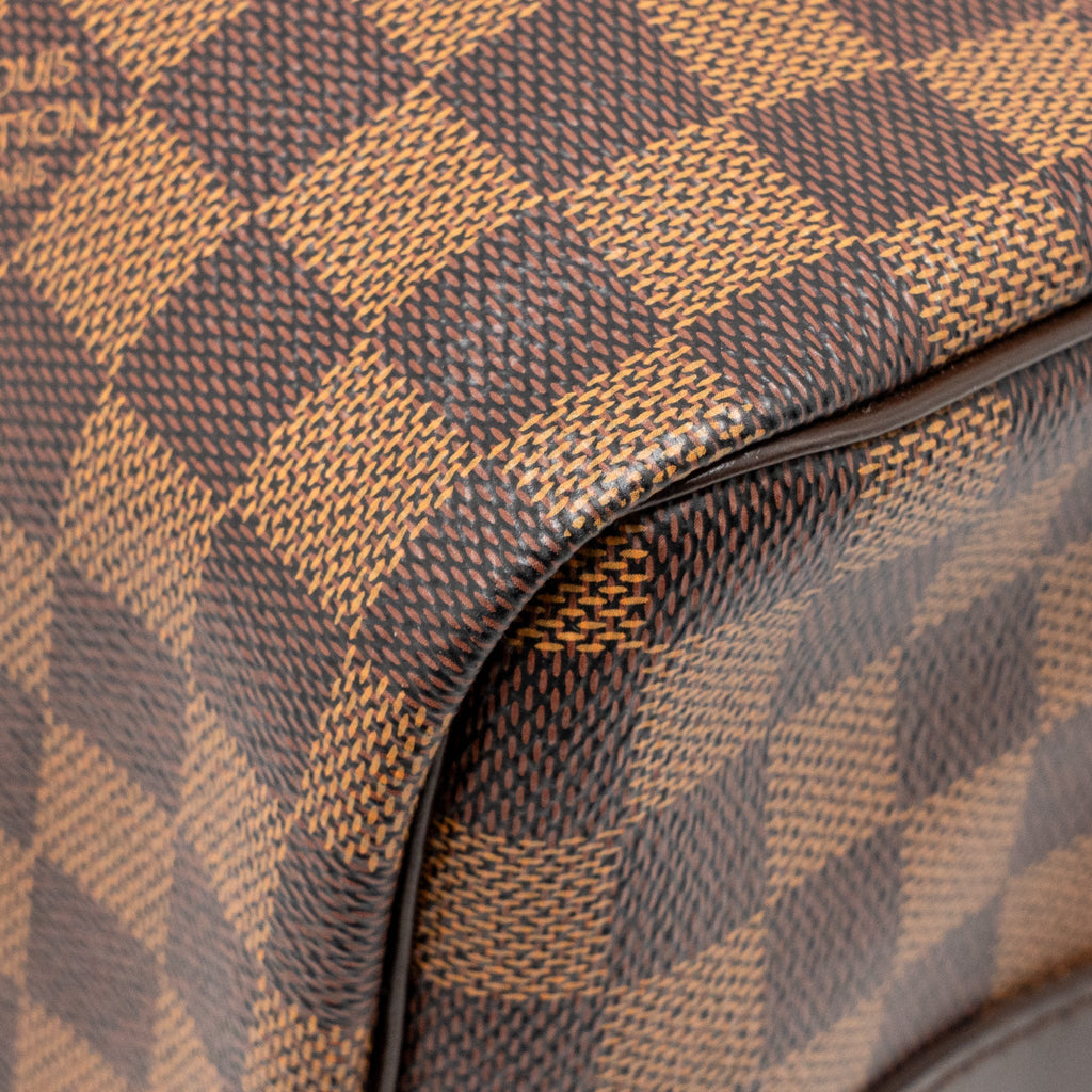 LOUIS VUITTON SPEEDY BANDOULIERE 30 DAMIER EBENE CANVAS GHW