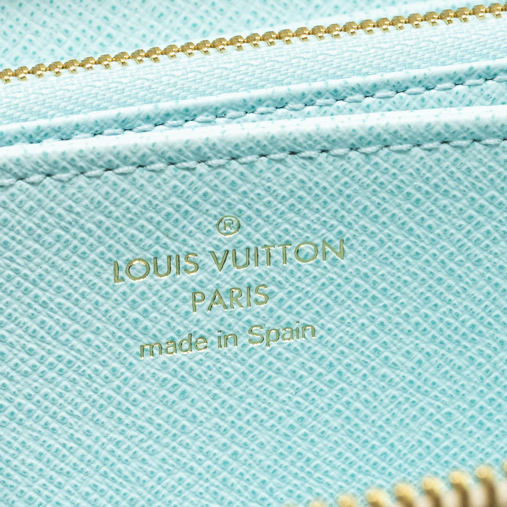 LOUIS VUITTON MONOGRAM GIANT BY THE POOL ZIP WALLET MULTICOLOUR BLUE GHW