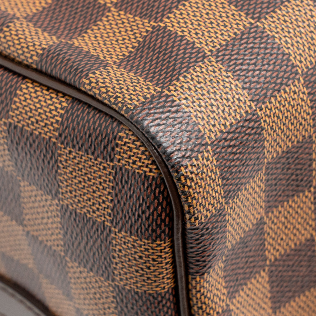 LOUIS VUITTON SPEEDY BANDOULIERE 30 DAMIER EBENE CANVAS GHW