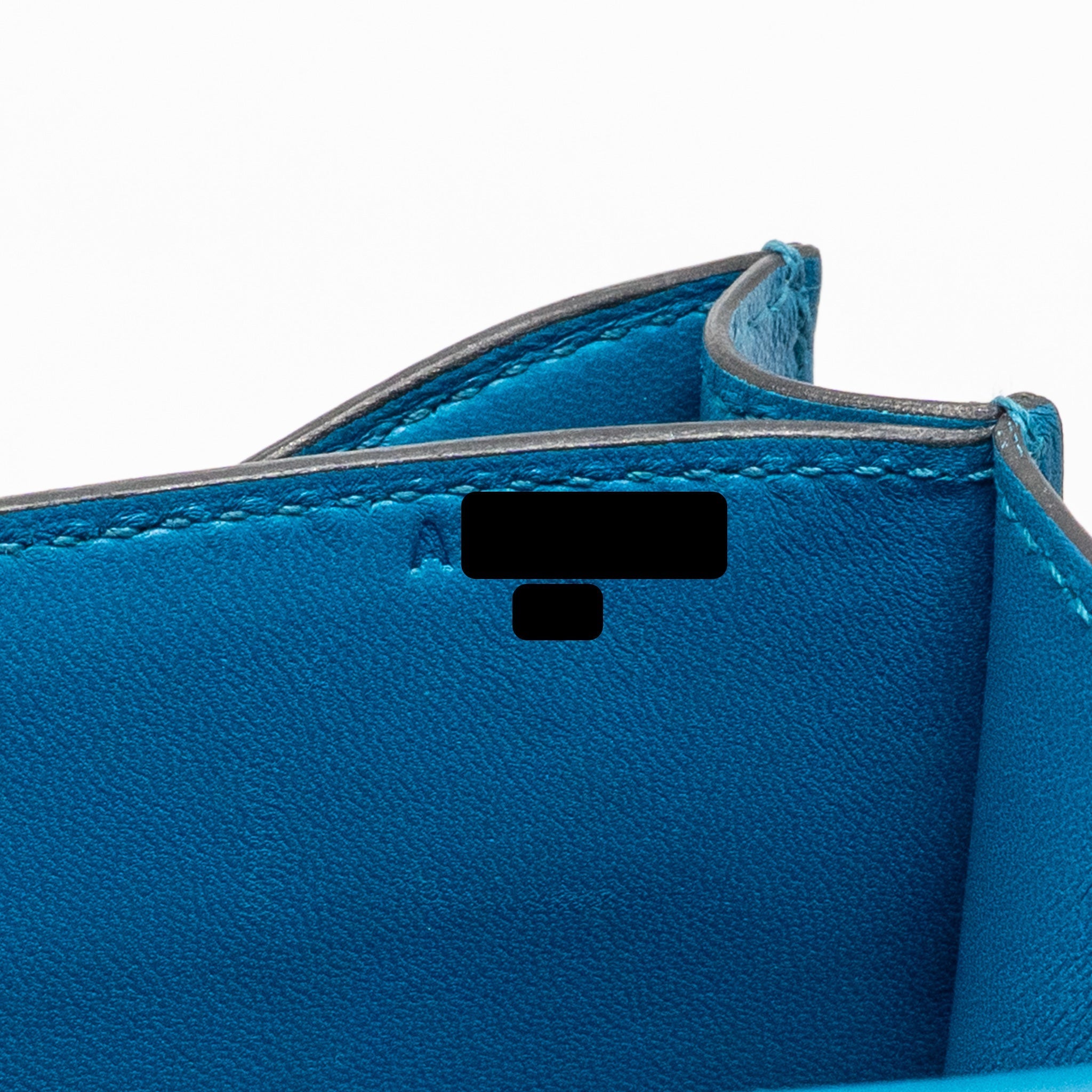 HERMES MINI CONSTANCE TADELAKT LEATHER BLUE IZMIR SHW