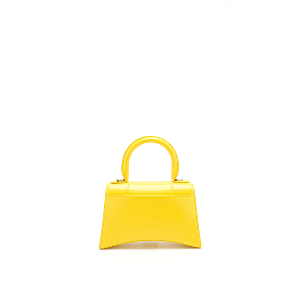 BALENCIAGA HOURGLASS XS TOP HANDLE YELLOW