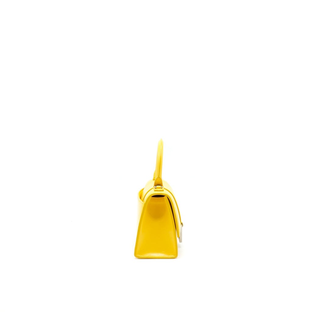 BALENCIAGA HOURGLASS XS TOP HANDLE YELLOW
