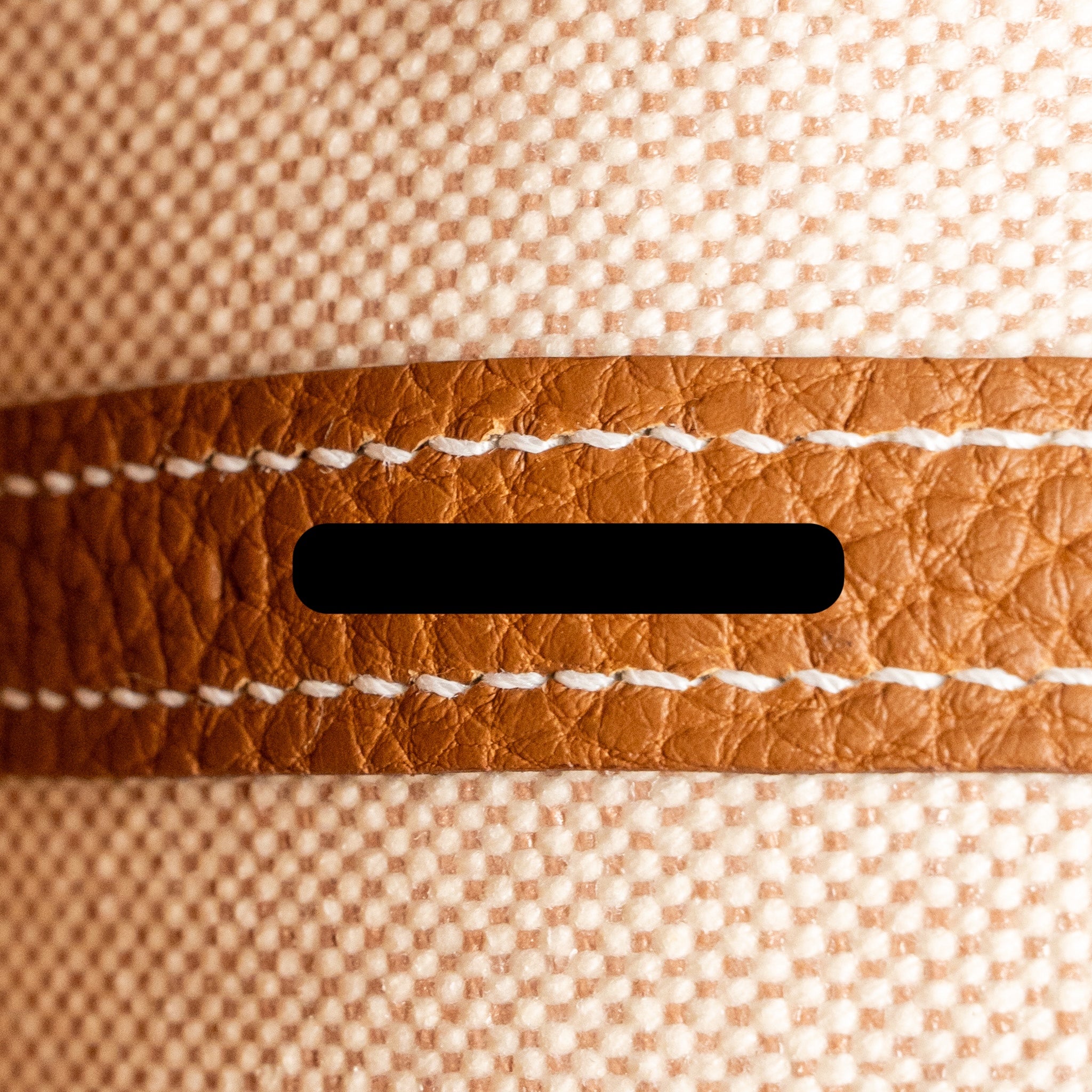 HERMES NEO GARDEN PARTY 23 CANVAS/NEGONDA ECRU-BEIGE/GOLD SHW