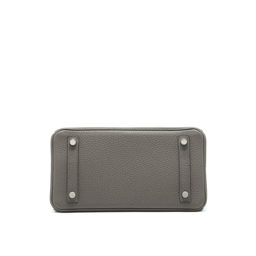 HERMES BIRKIN 25 TOGO GRIS ETAIN SHW