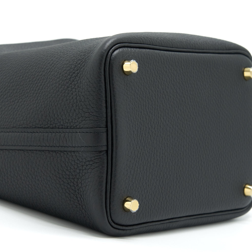 HERMES PICOTIN 18 CLEMENCE BLACK GHW