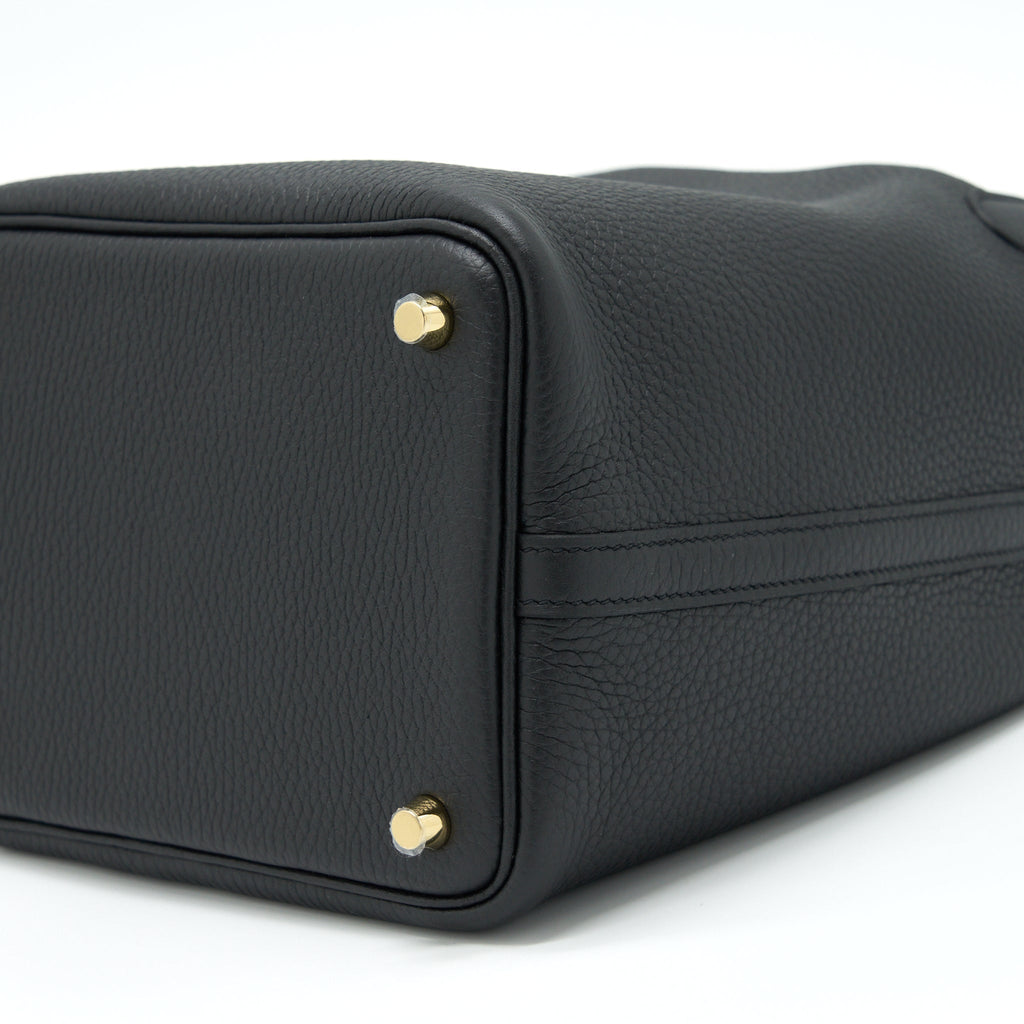 HERMES PICOTIN 18 CLEMENCE BLACK GHW