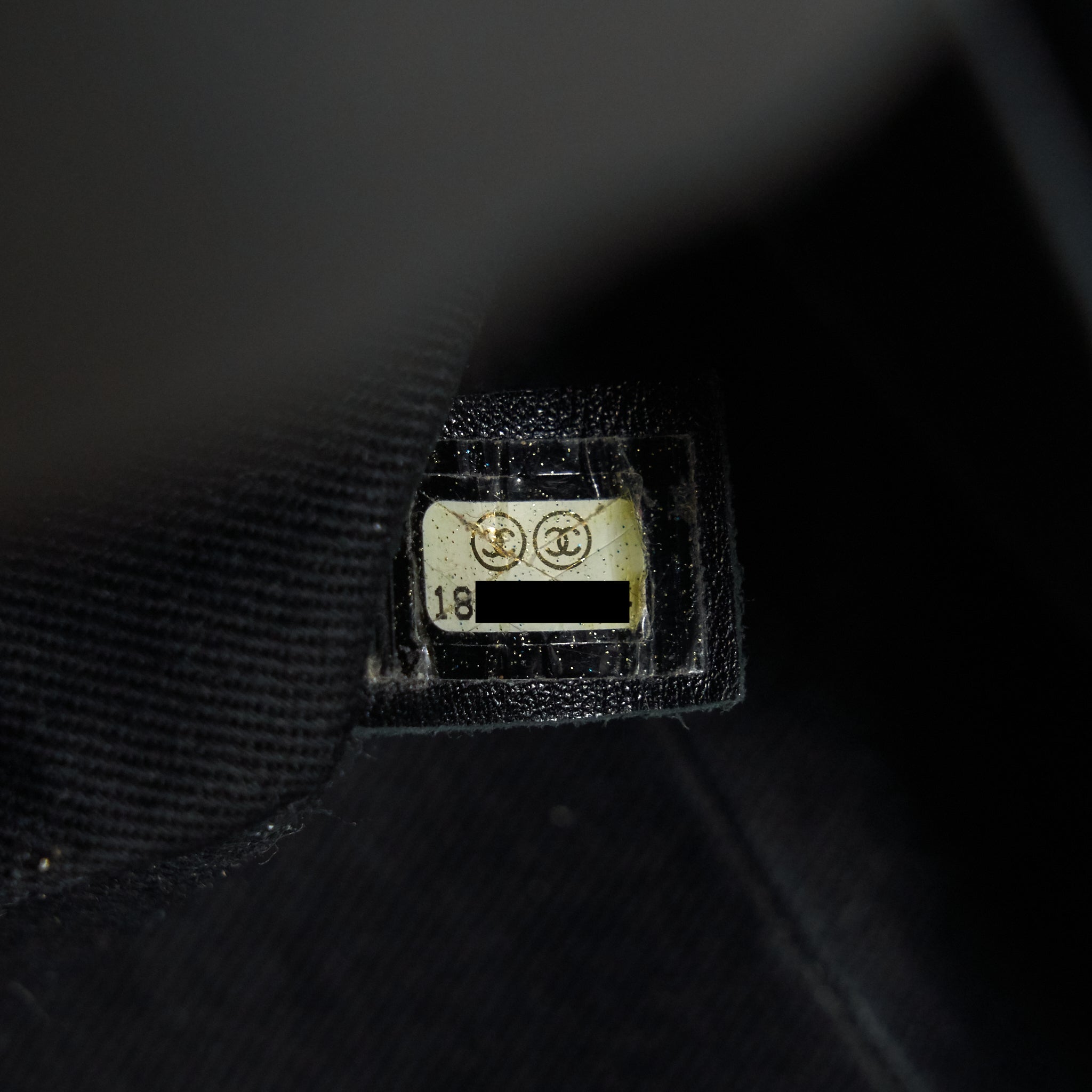 CHANEL FLAP BAG WITH CHAIN LARGE BLACK SHW