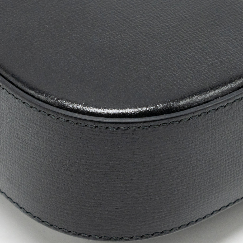 GUCCI HORSEBIT 1955 SMALL SHOULDER BAG CALFSKIN BLACK GHW