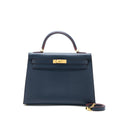 HERMES KELLY 32 EPSOM BLUE INDIGO GHW
