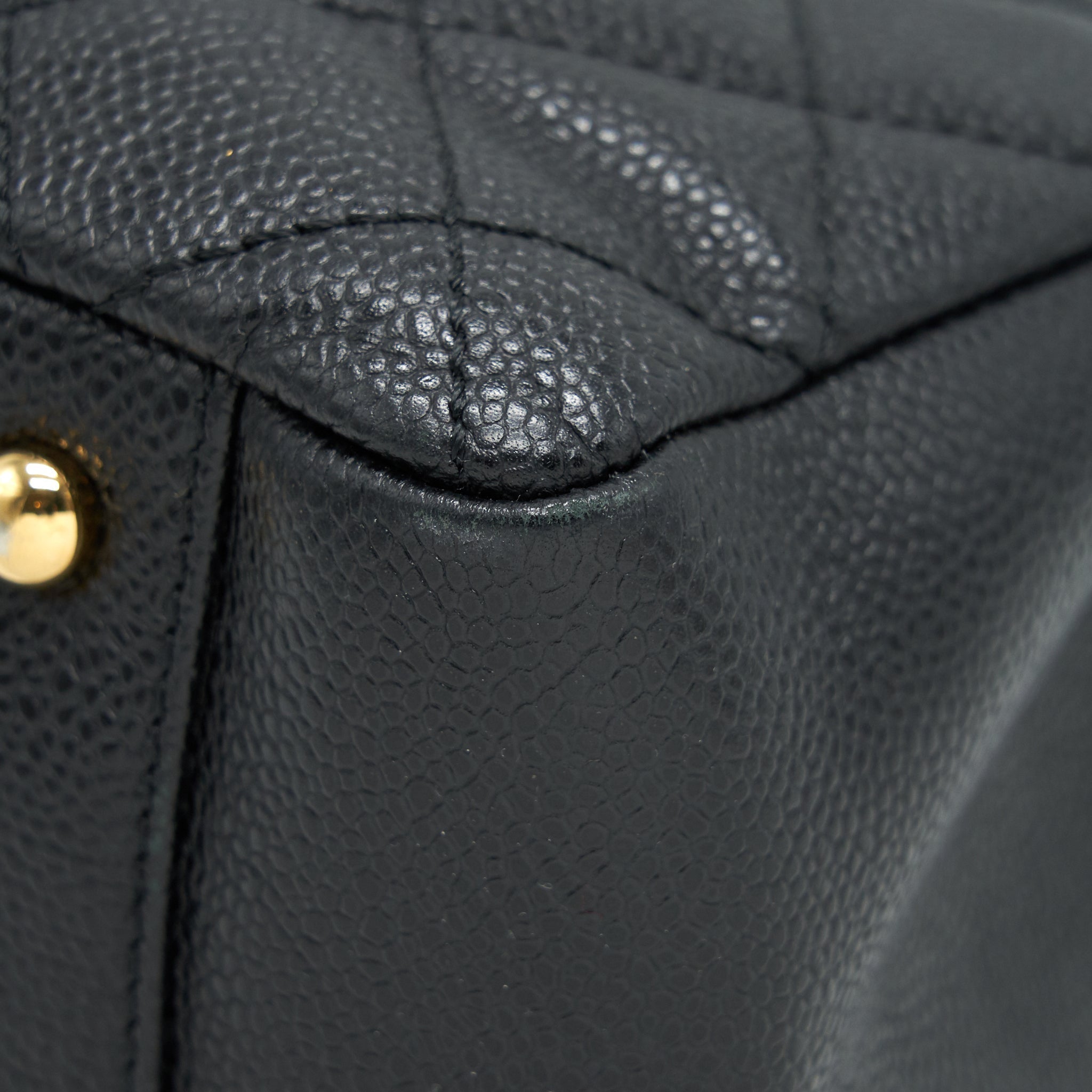 CHANEL GRAND SHOPPING TOTE CAVIAR GHW
