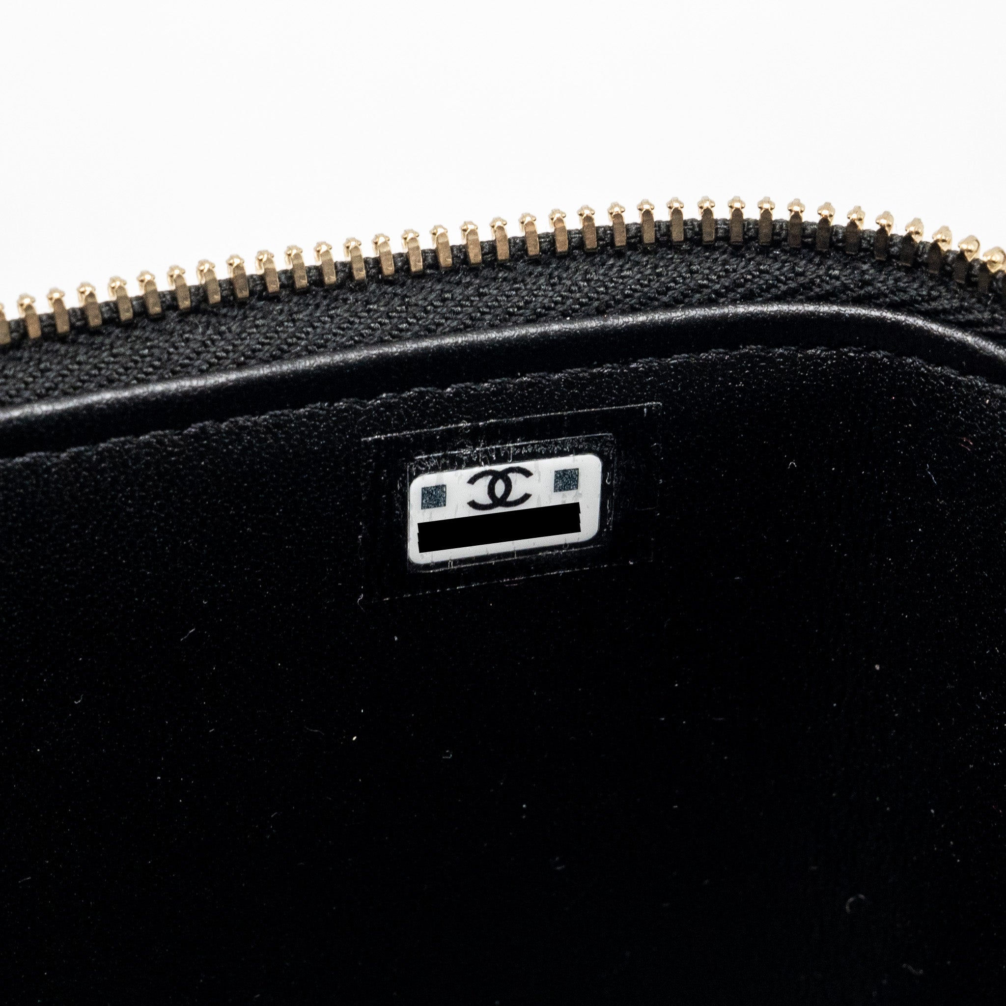 CHANEL COCO LOVE LONG VANITY WITH ADJUSTABLE CHAIN CAVIAR BLACK GHW (MICROCHIP)