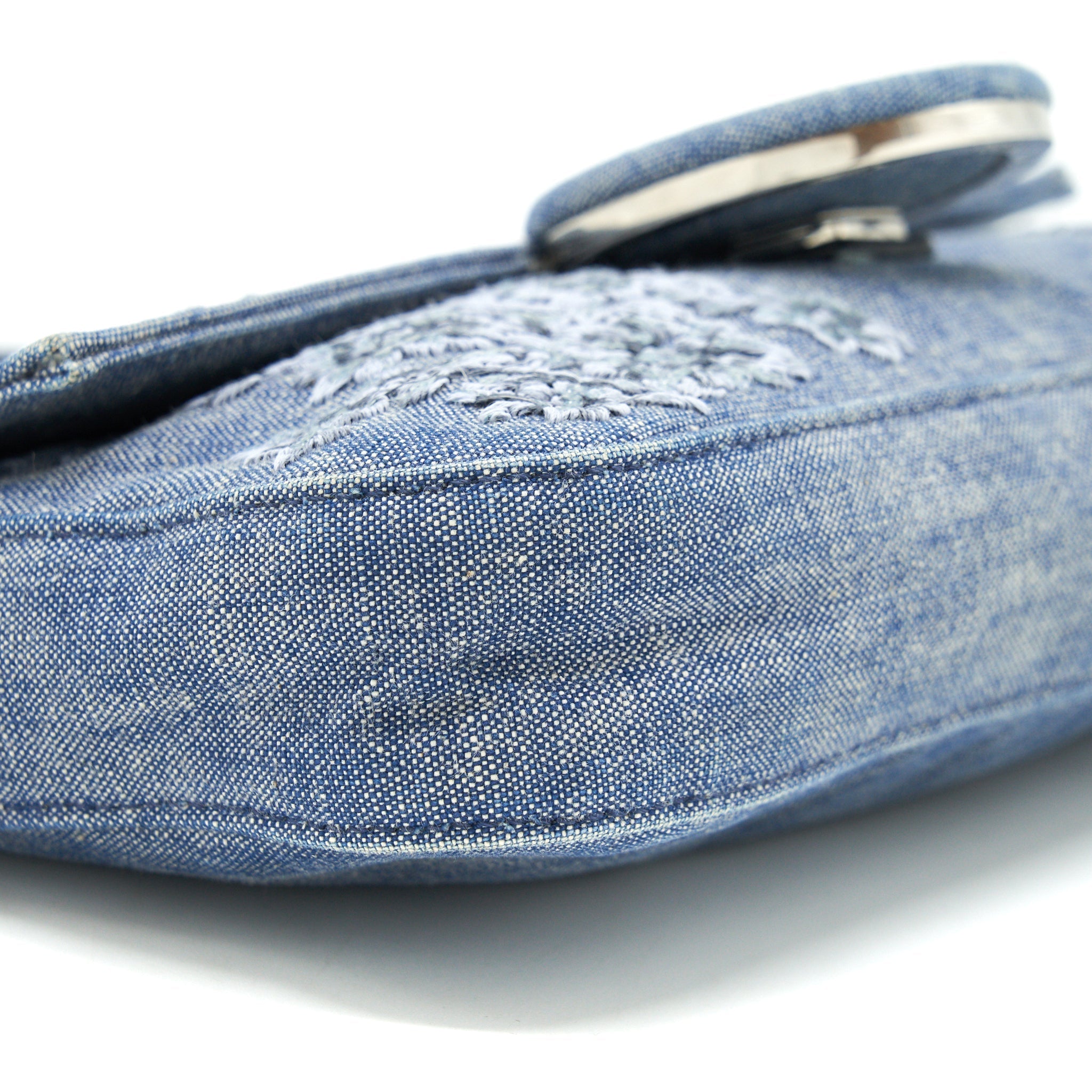 FENDI LIMITED EDITION BAGUETTE DENIM SHW