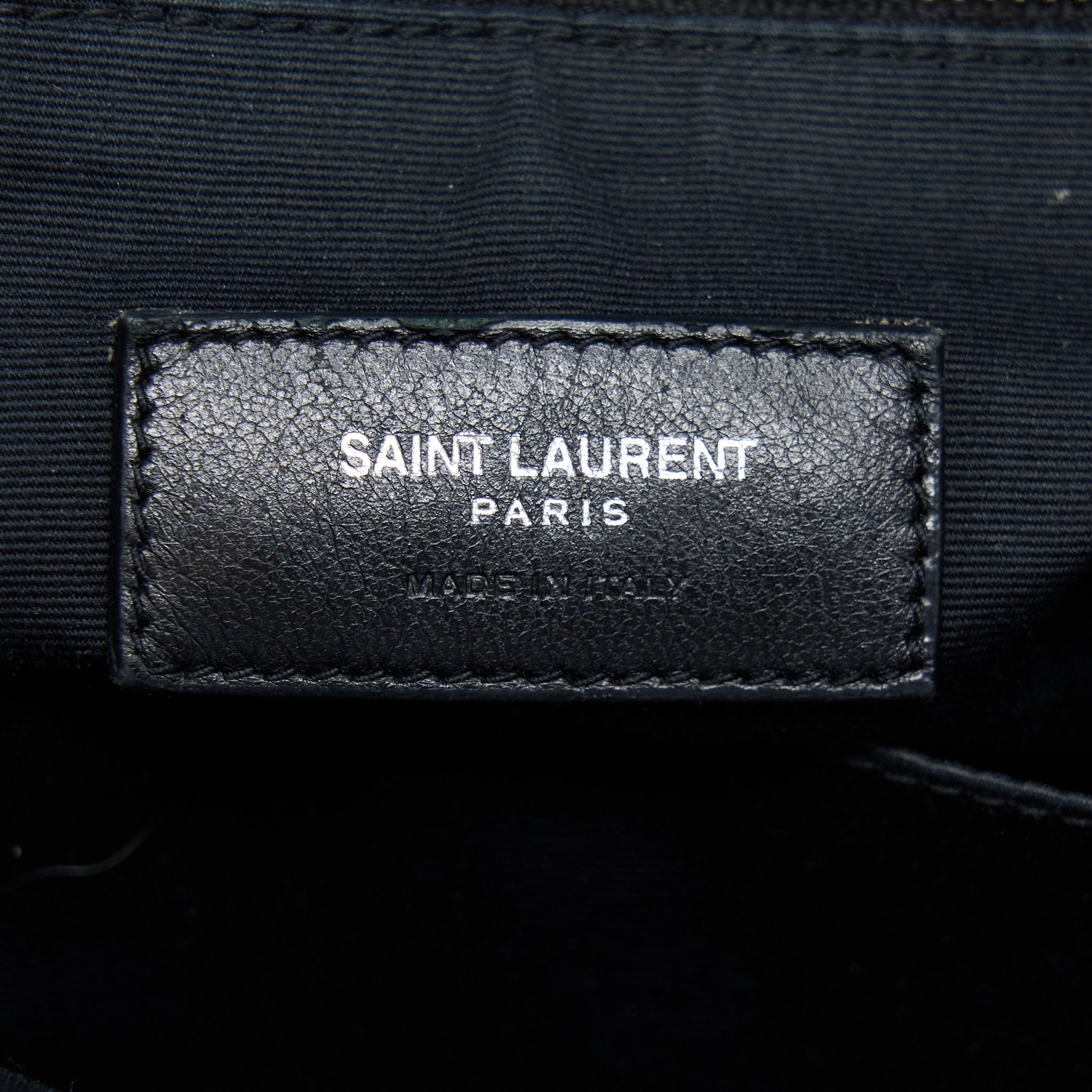 SAINT LAURENT/YSL LOU LOU BACKPACK BLACK SHW